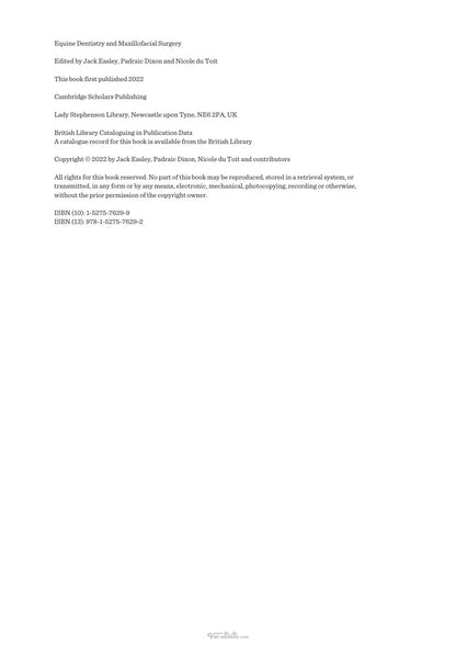 Equine Dentistry and Maxillofacial Surgery