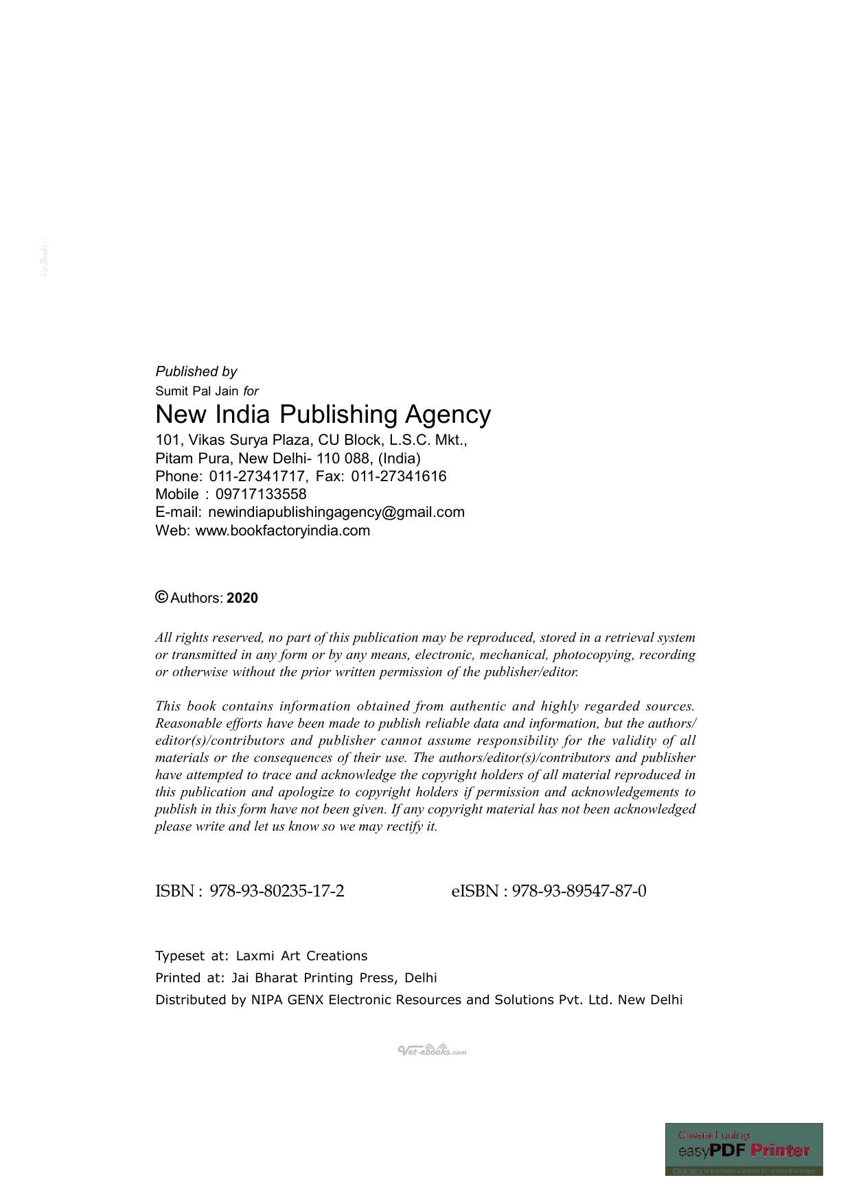 General Animal Surgery And Anaesthesiology