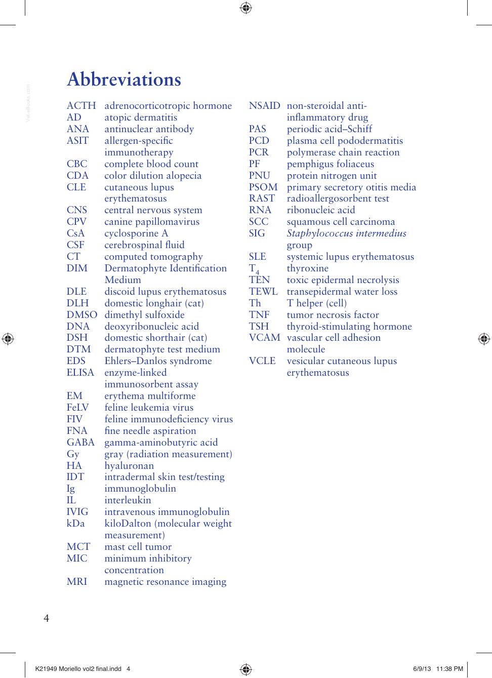 Small Animal Dermatology Advanced Cases Self Assessment Color Review