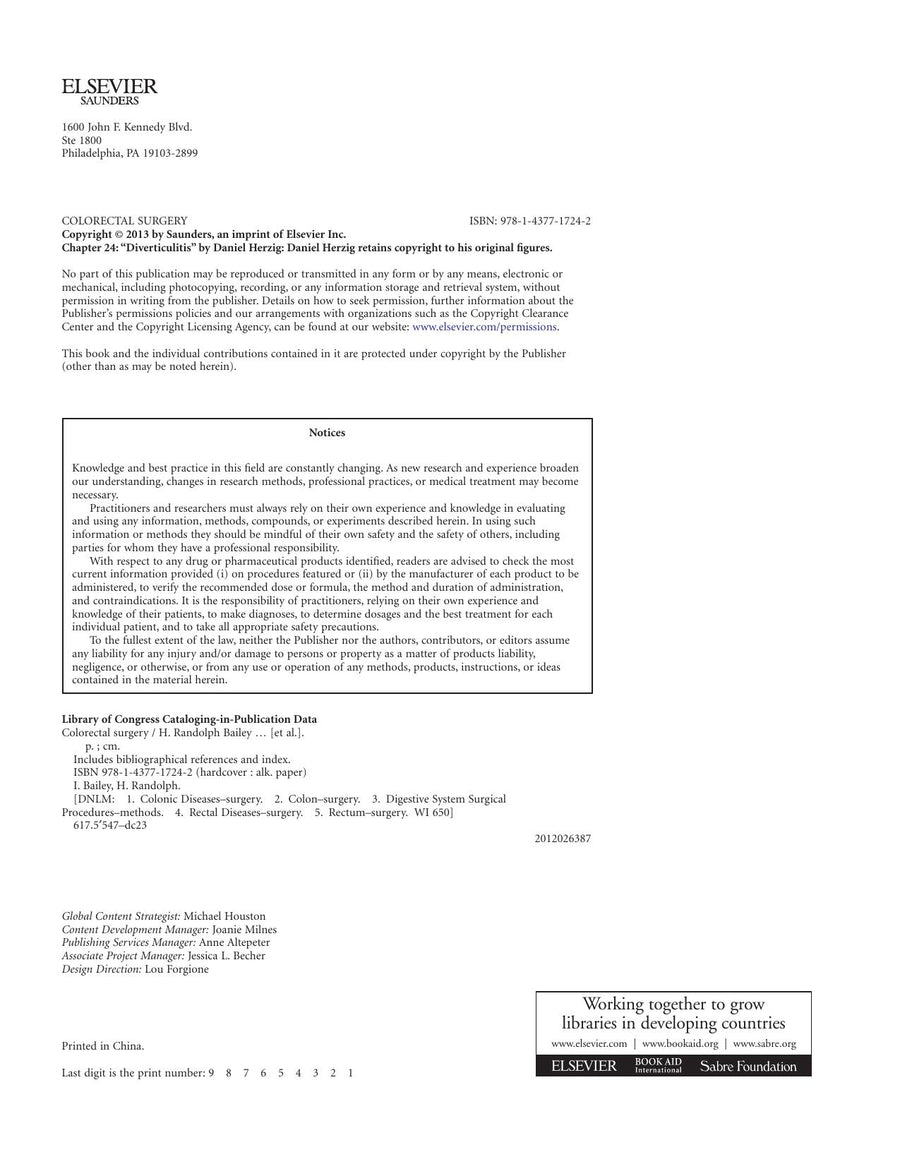 Preview page of Colorectal Surgery