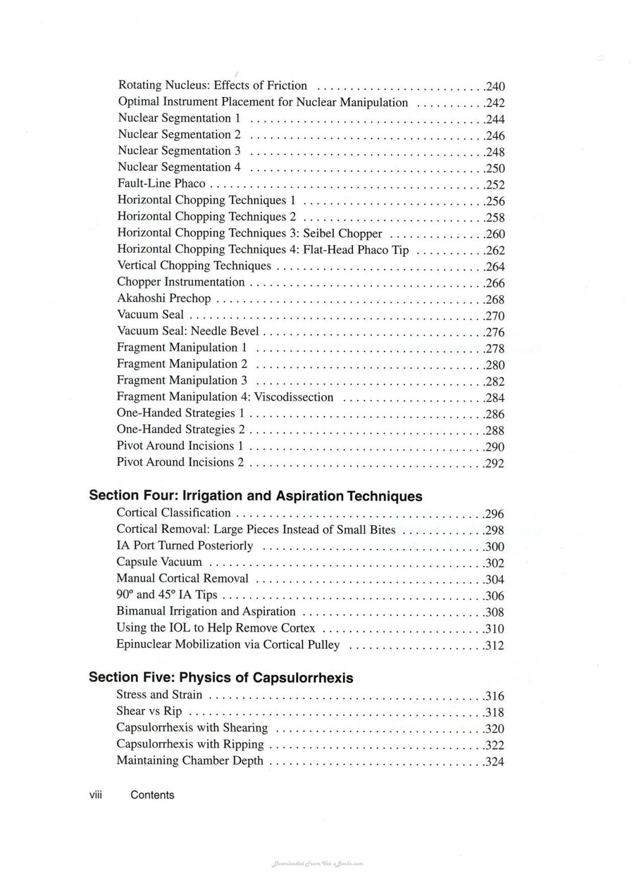 Preview page of Phacodynamics Mastering the Tools and Techniques of Phacoemulsification Surgery 4th Edition