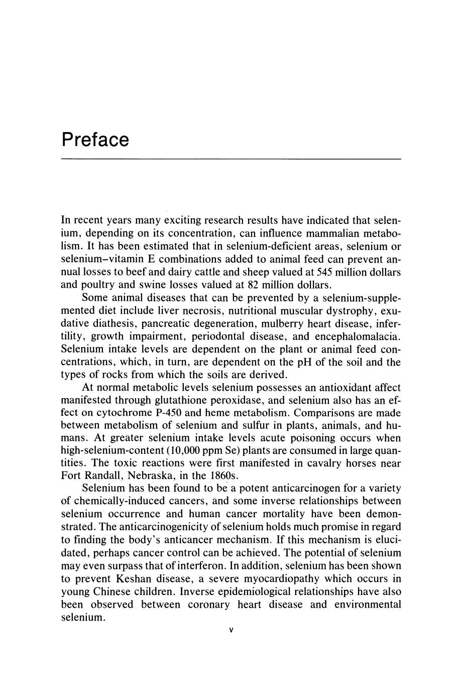 Biochemistry of Selenium by Raymond Shamberger