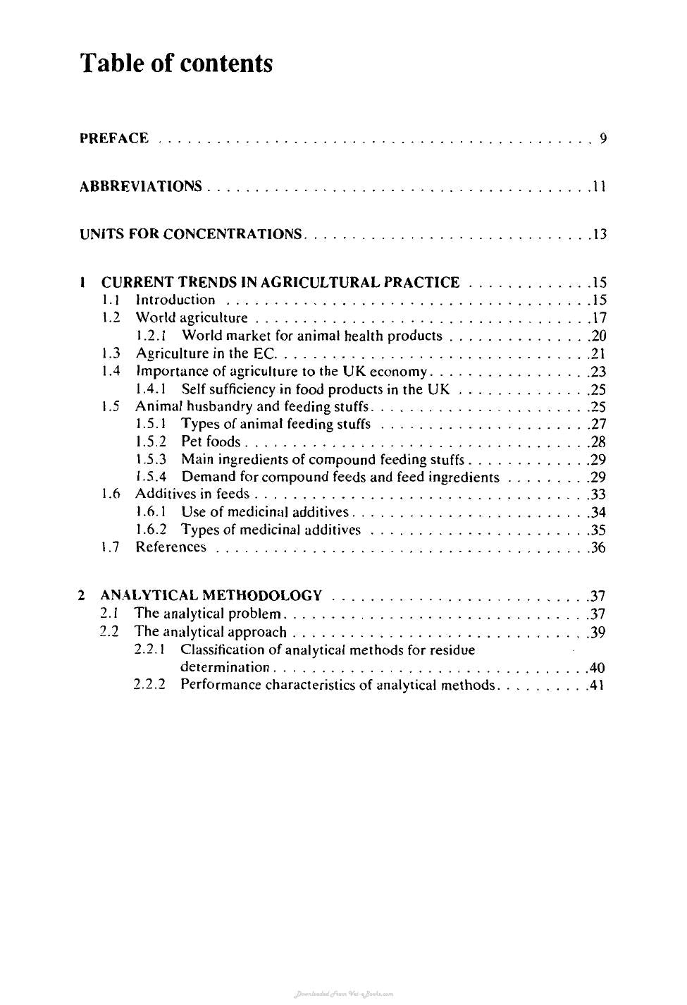Determination Of Veterinary Residues In Food
