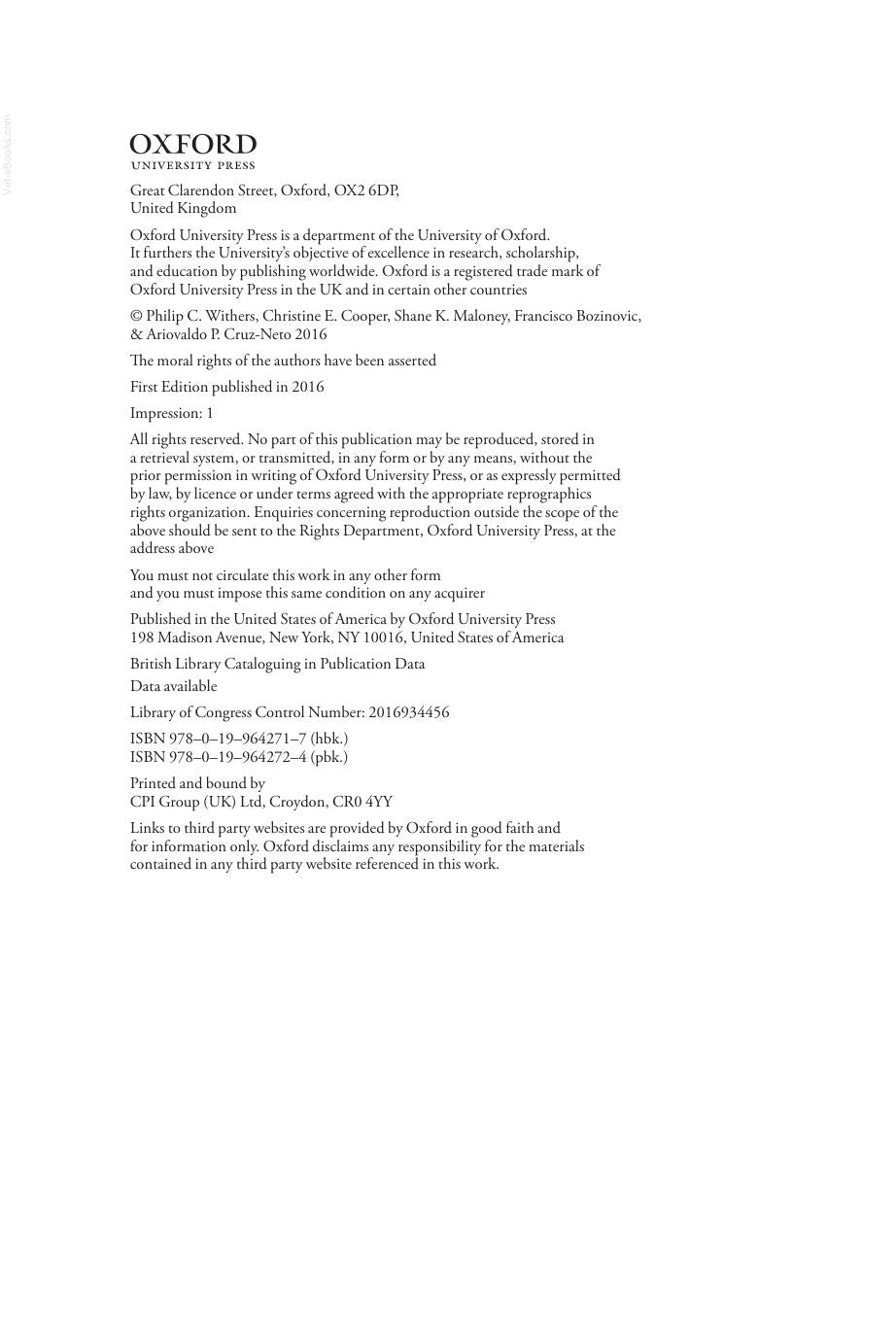 Ecological And Environmental Physiology Of Mammals