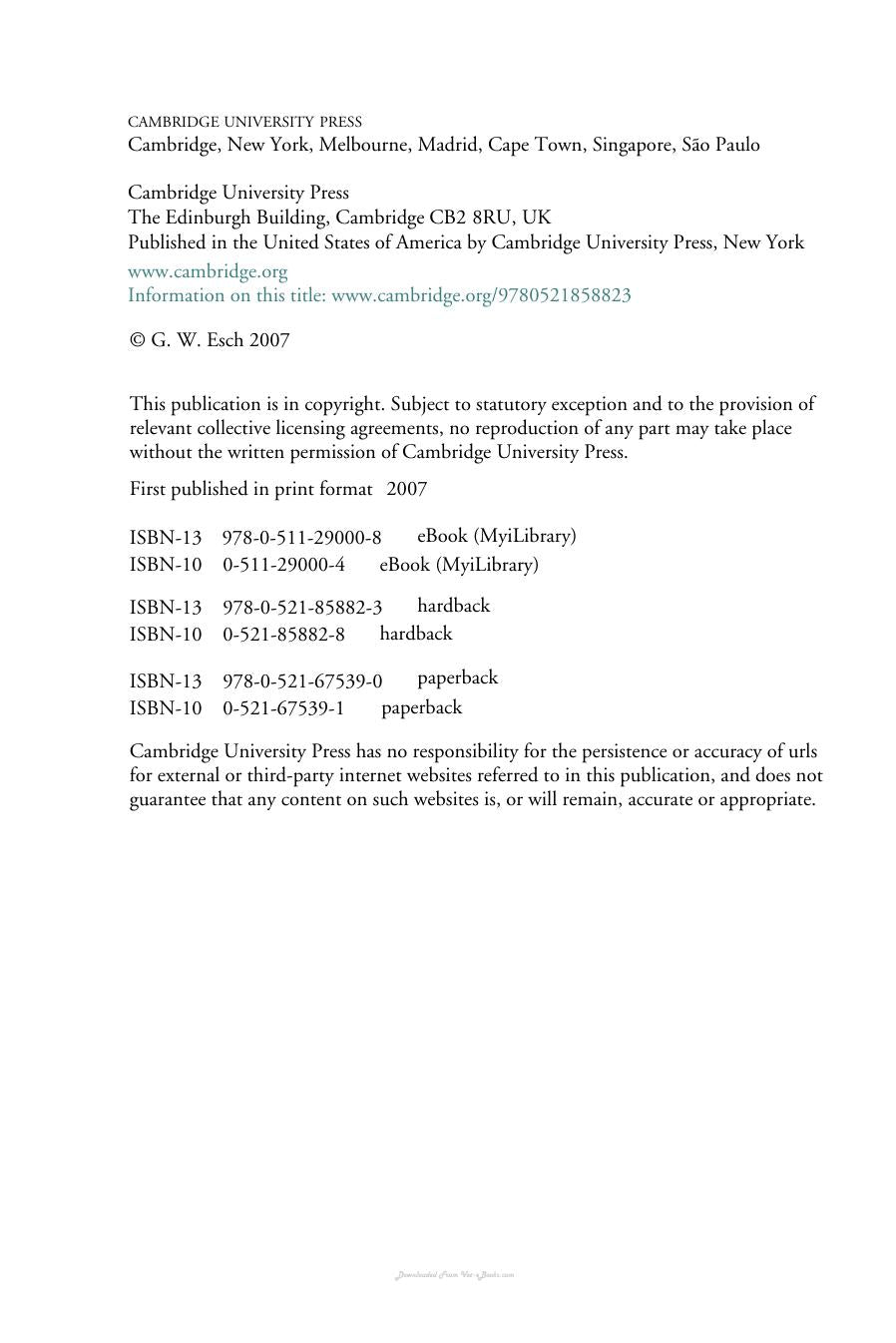 Parasites And Infectious Disease