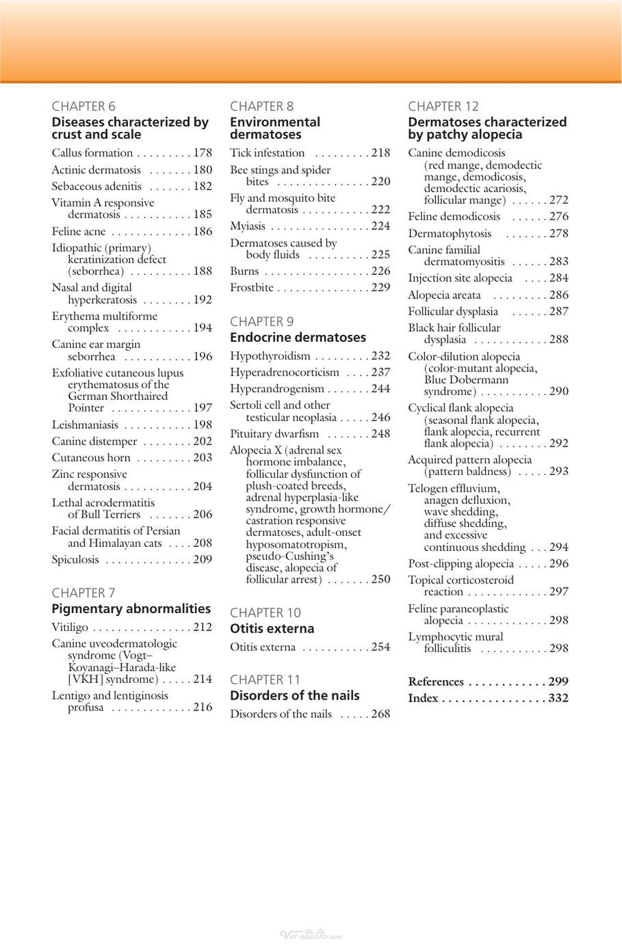 Preview page of A Colour Handbook of Skin Diseases of the Dog and Cat 2ND Edition