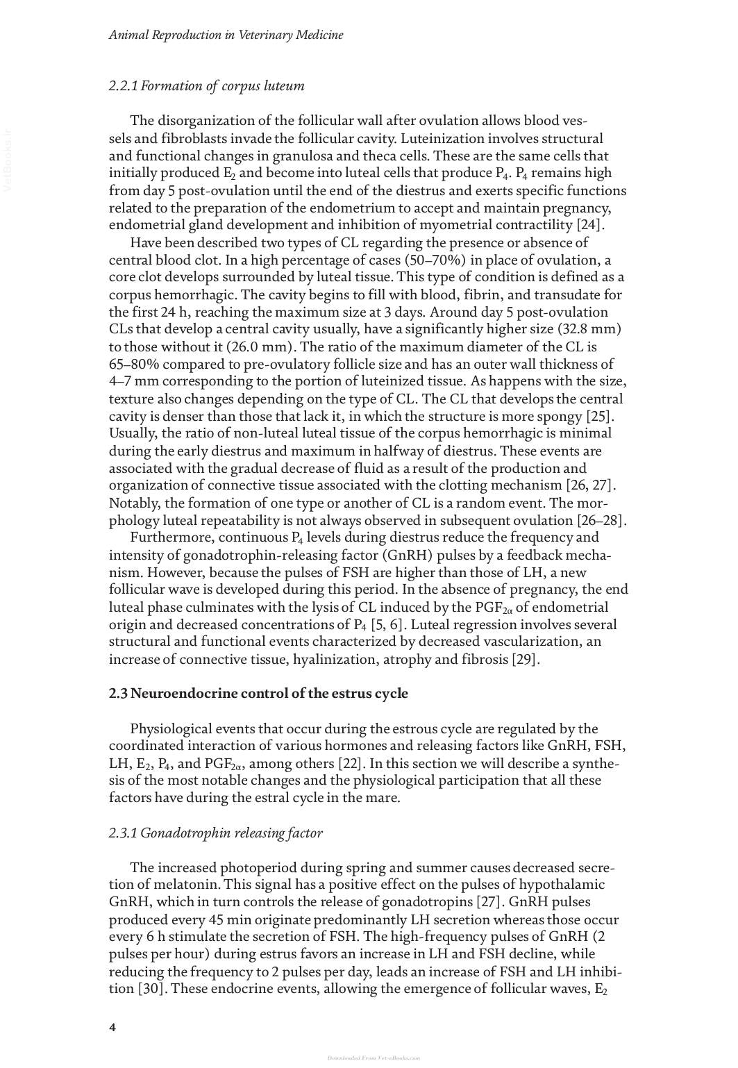 Animal Reproduction In Veterinary Medicine