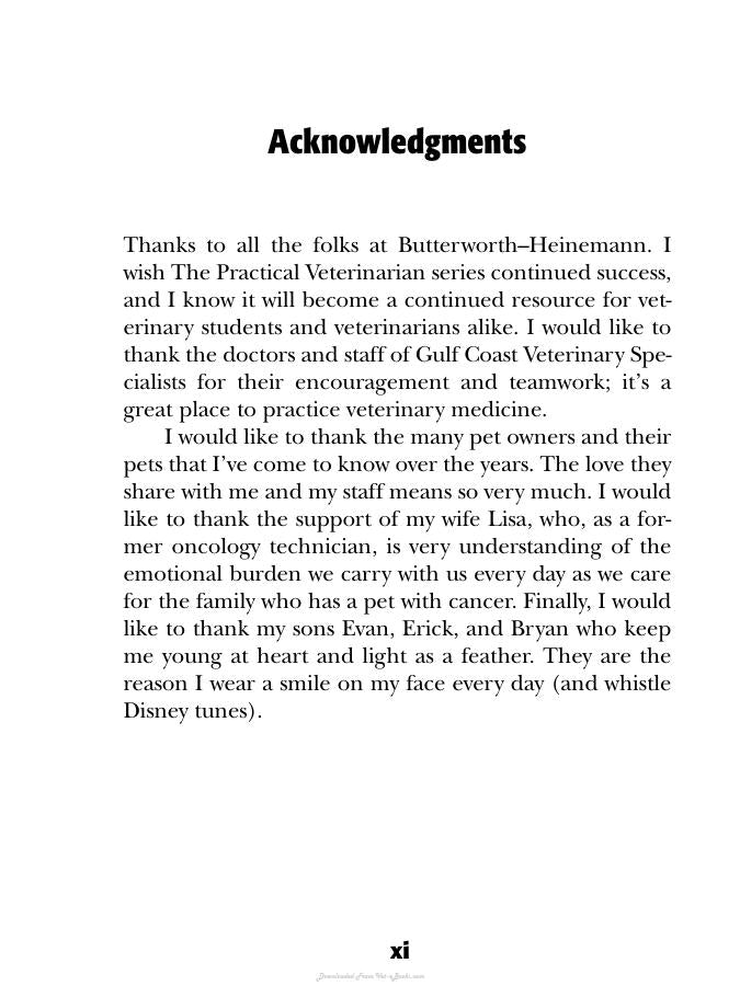 Veterinary Oncology The Practical Veterinarian Series