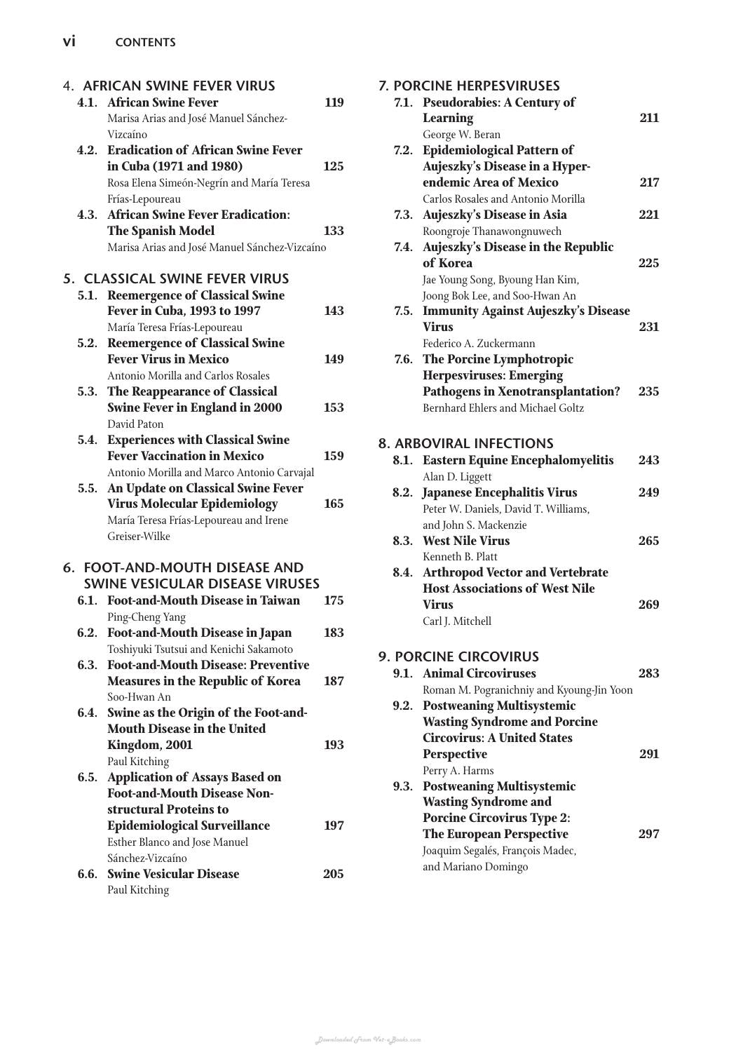 Trends In Emerging Viral Infections Of Swine