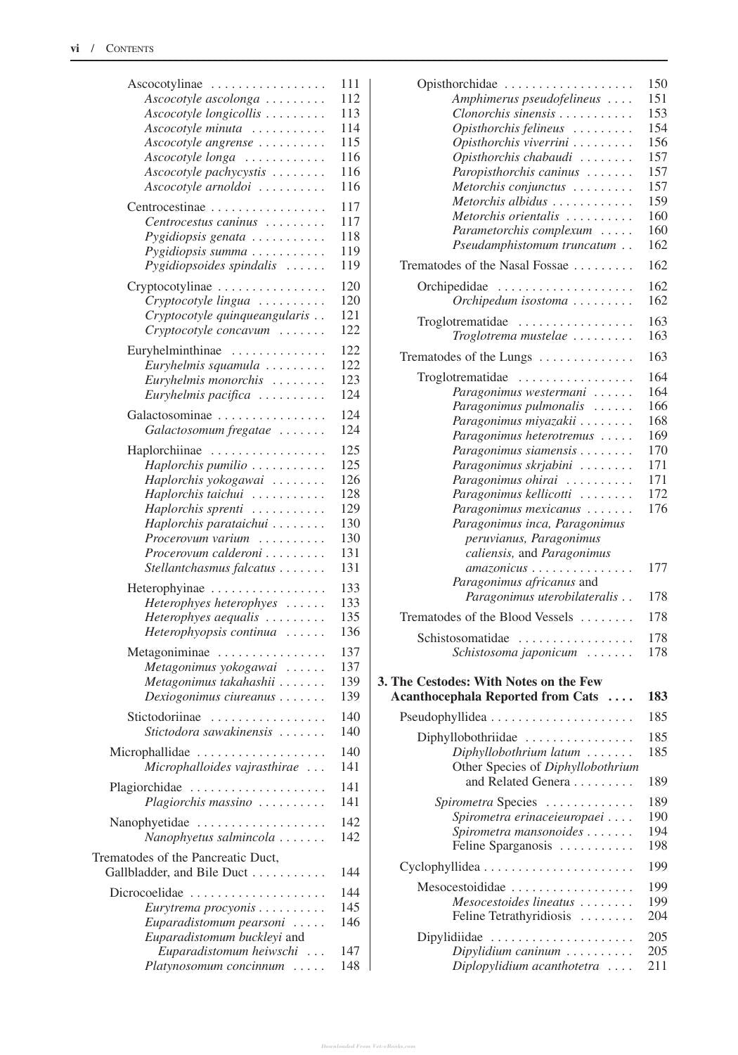 Feline Clinical Parasitology
