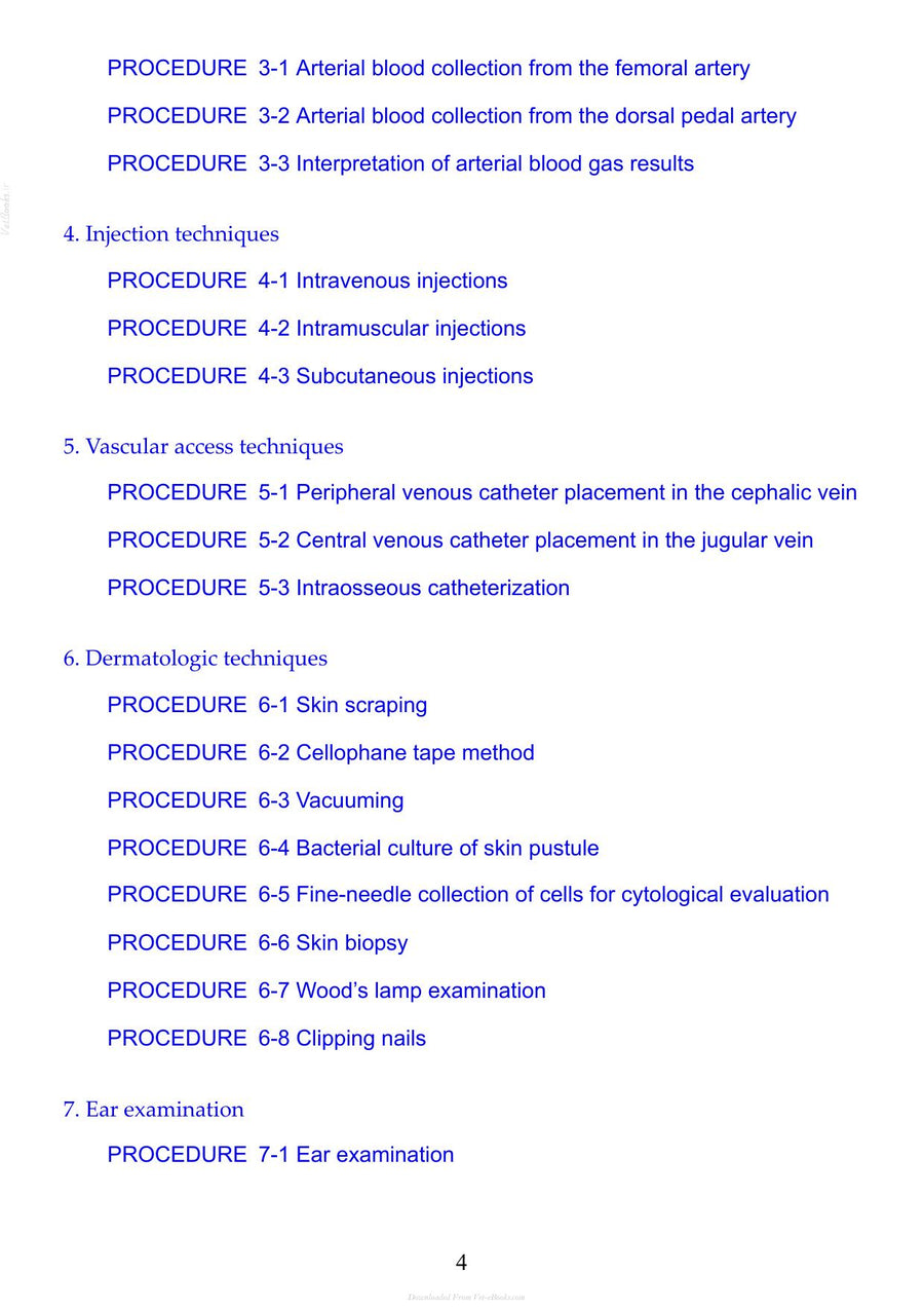 Preview page of Small Animal Clinical Techniques 3rd Edition