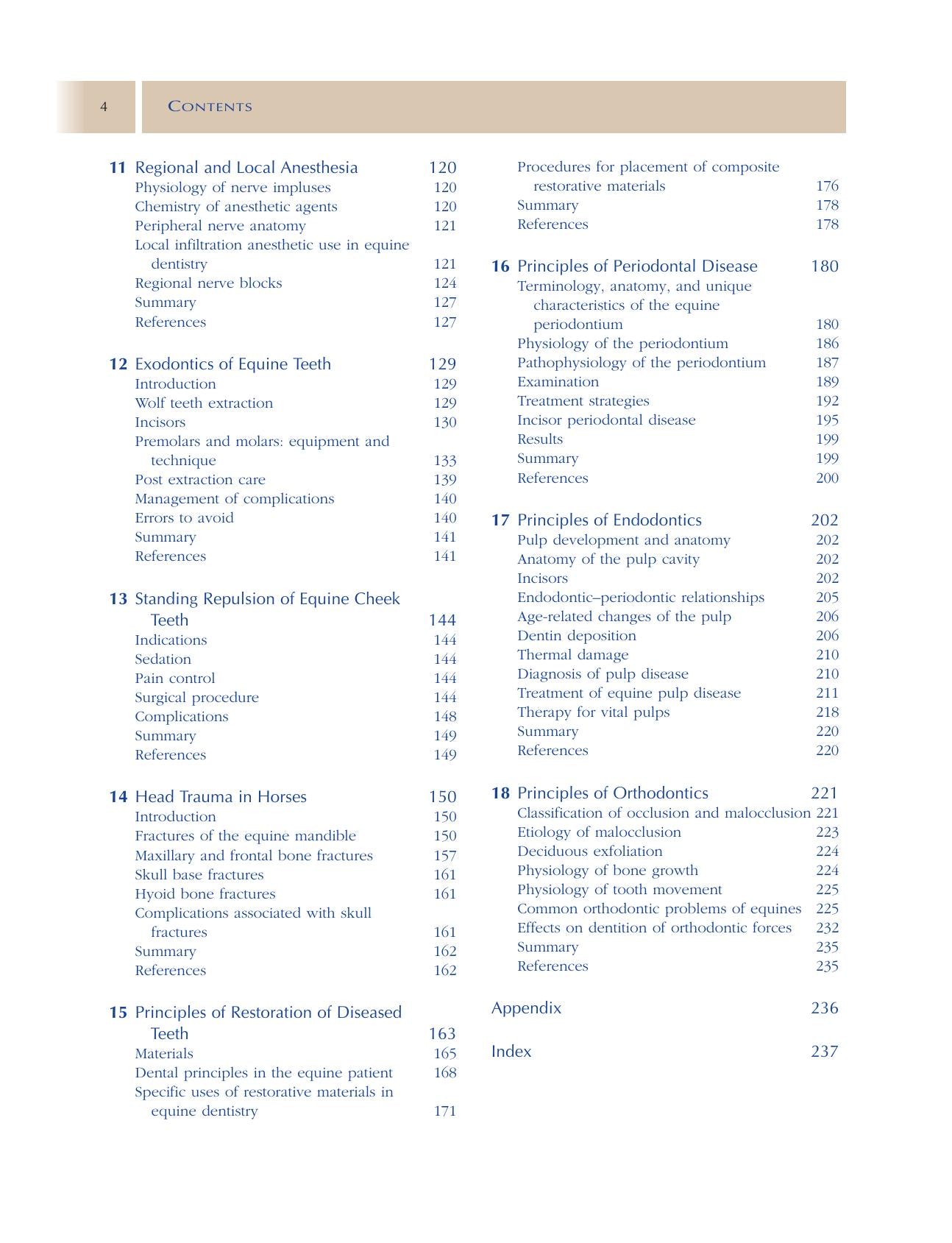 Principles Of Equine Dentistry