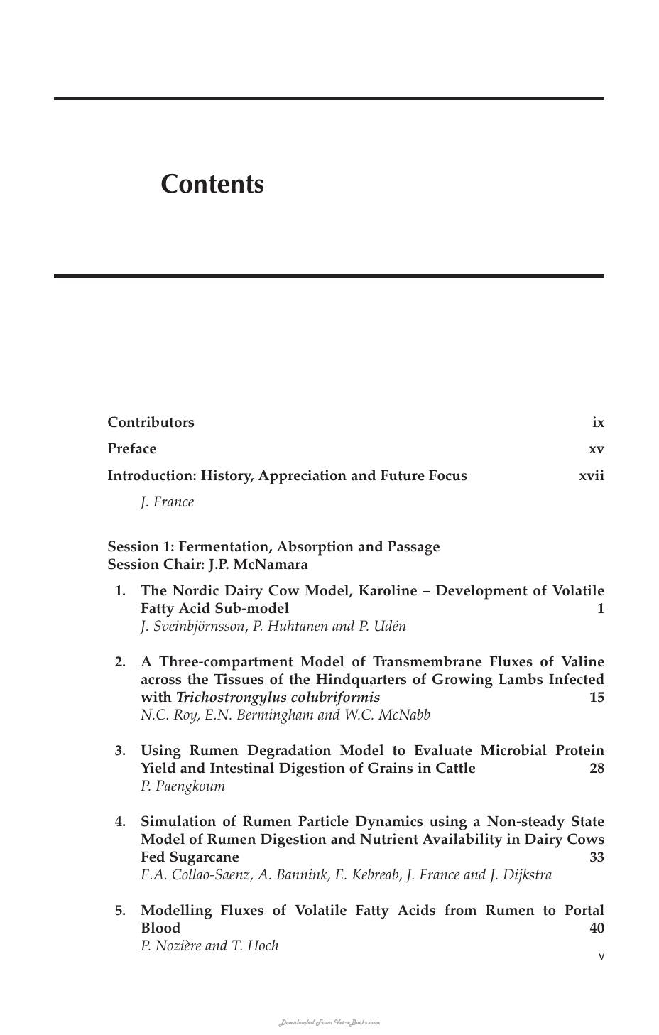 Nutrient Digestion And Utilization In Farm Animals Modelling Approaches