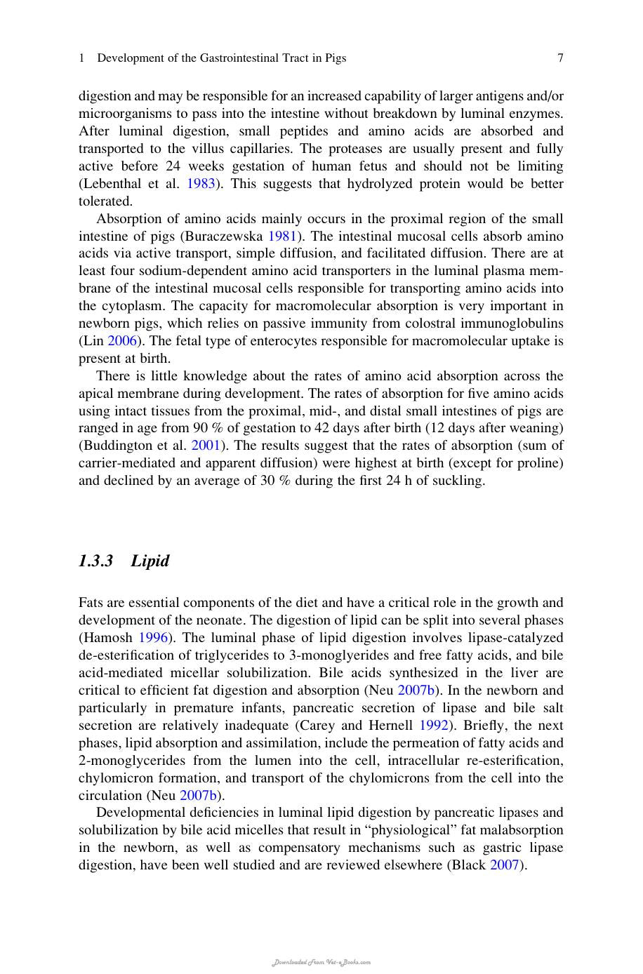 Nutritional And Physiological Functions Of Amino Acids In Pigs