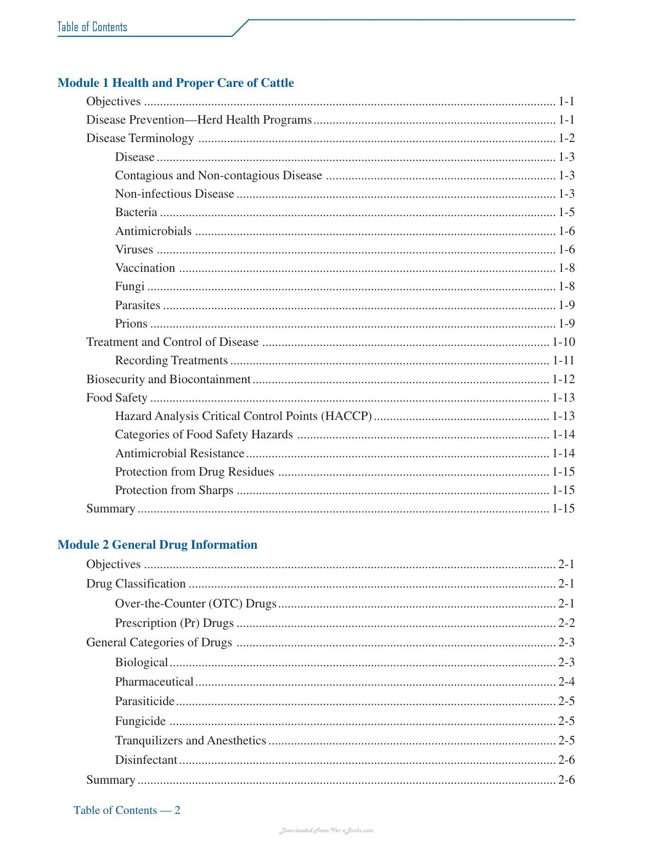 Cattle Medicine Responsible Use Course