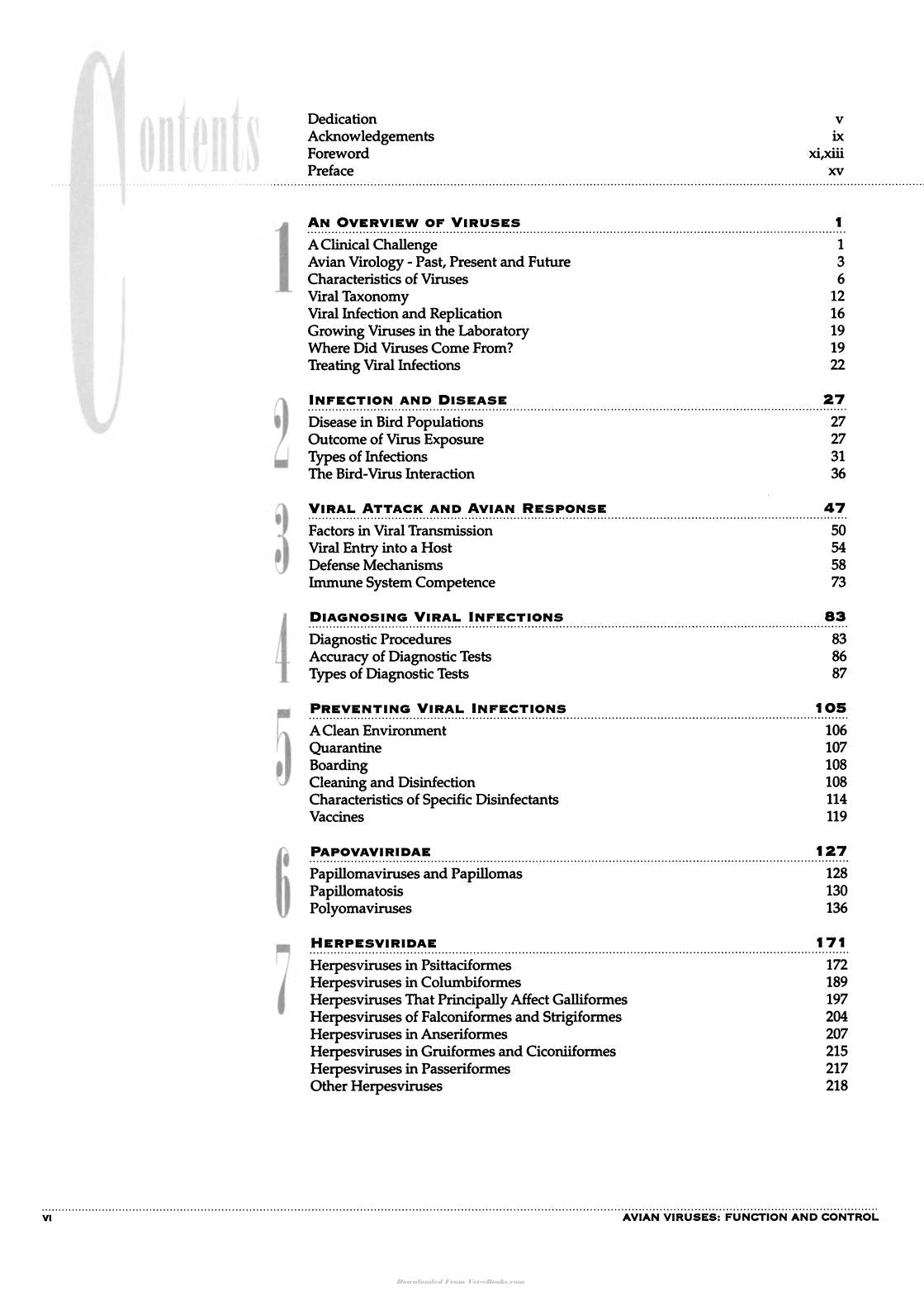 Avian Viruses Function And Control