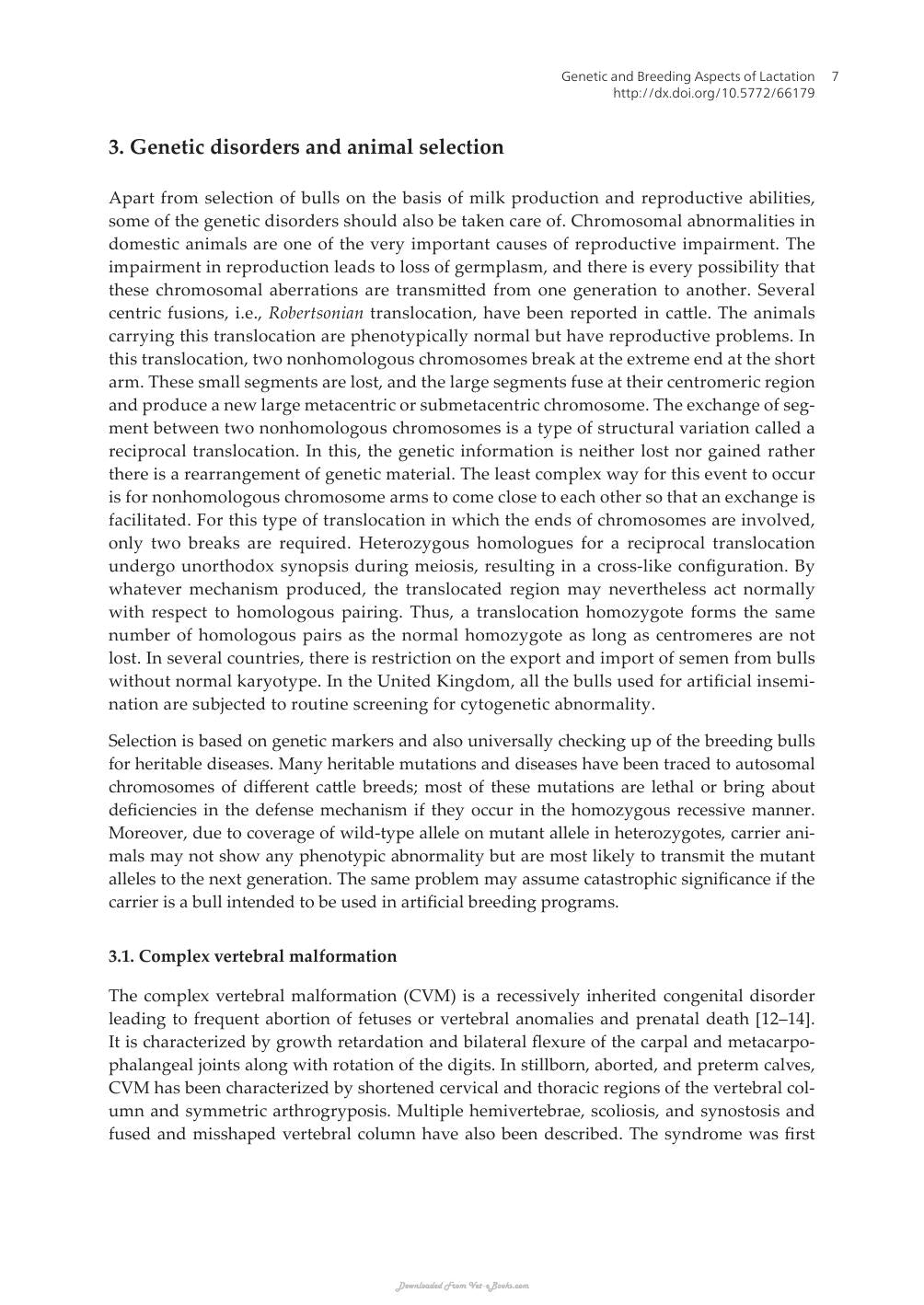 Trends And Advances In Veterinary Genetics