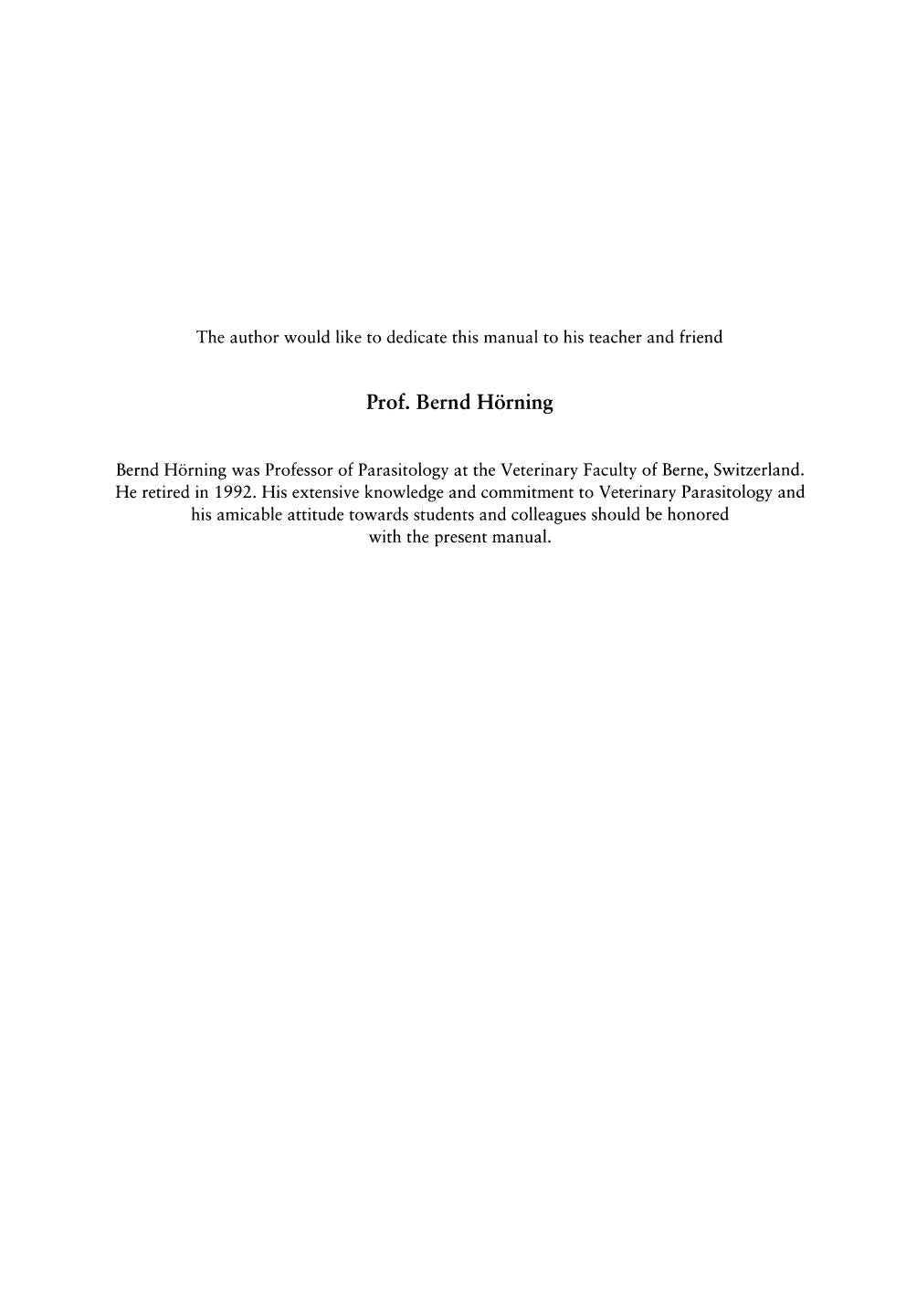 Parasitic Infections Of Domestic Animals A Diagnostic Manual