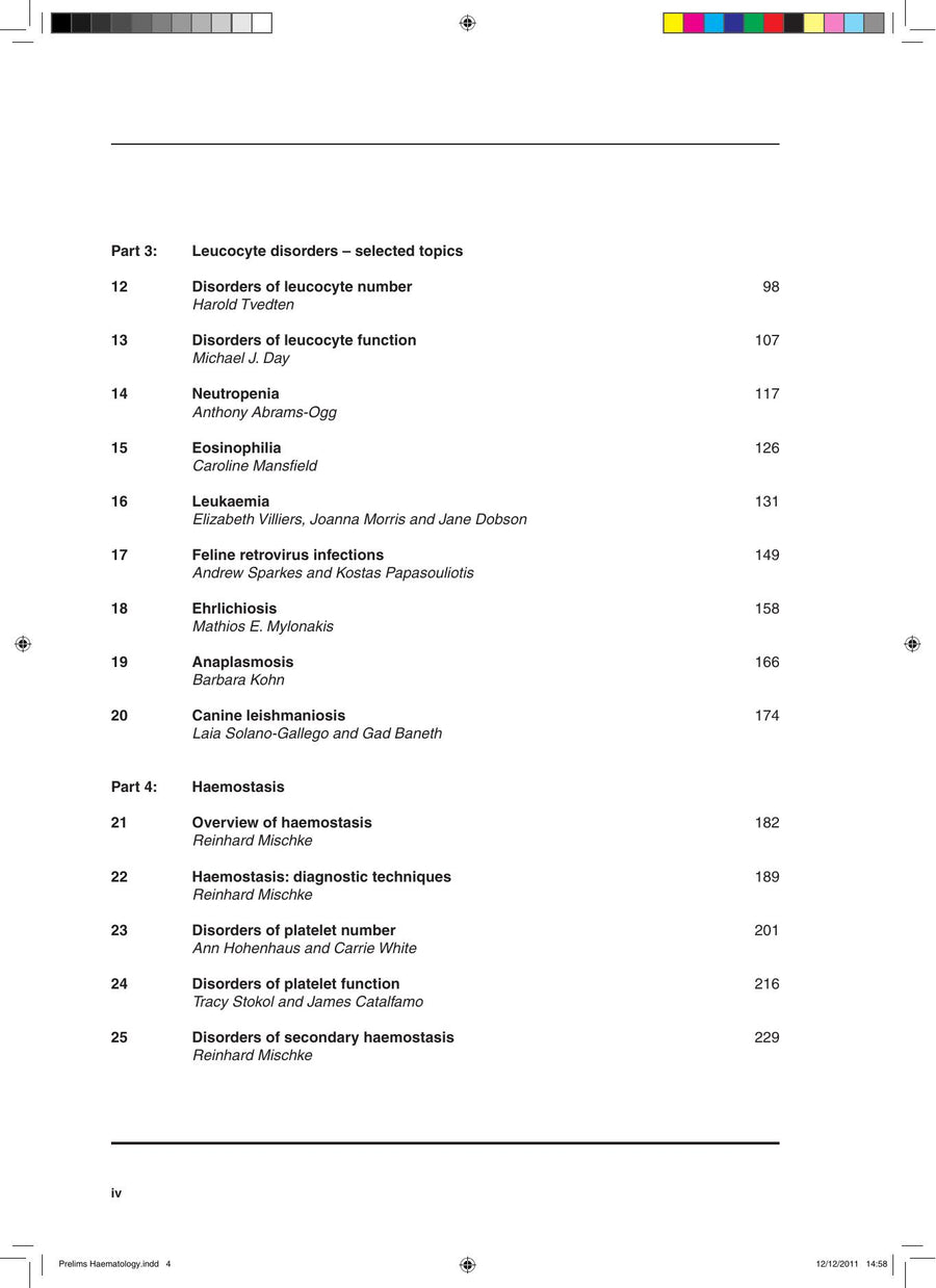 Preview page of Bsava Manual of Canine and Feline Haematology and Transfusion Medicine