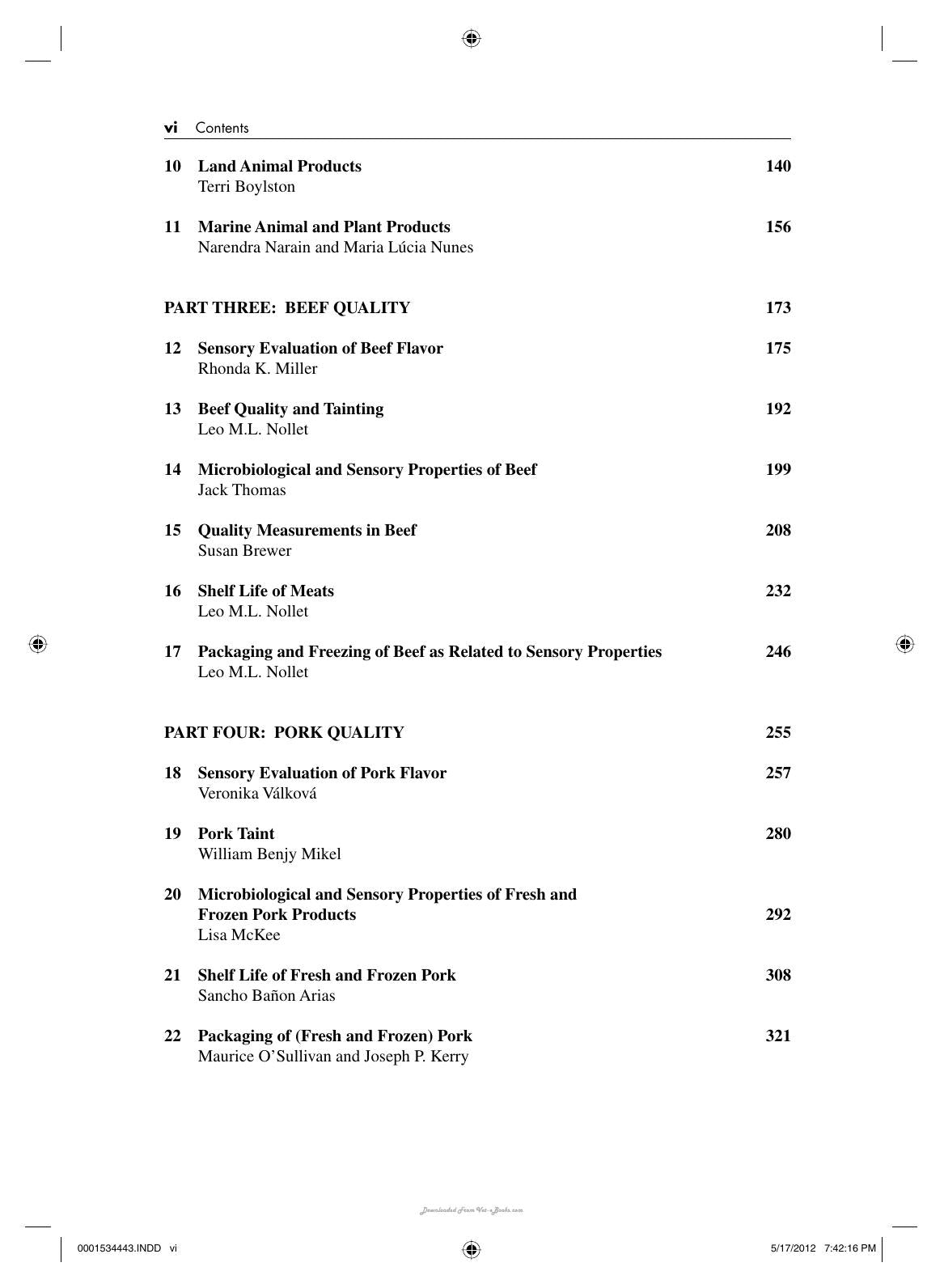 Handbook Of Meat Poultry And Seafood Quality 2Nd Edition