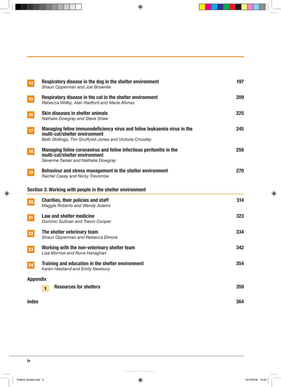 Preview page of Bsava Manual of Canine and Feline Shelter Medicine Principles of Health and Welfare in a Multi Animal Environment