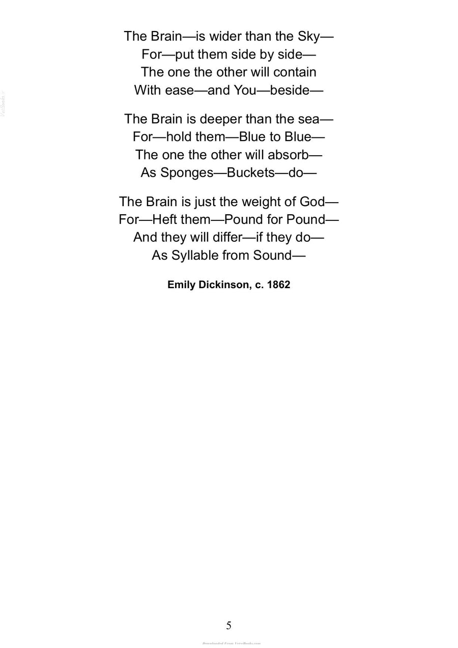 Preview page of Horses Brain Human Brain