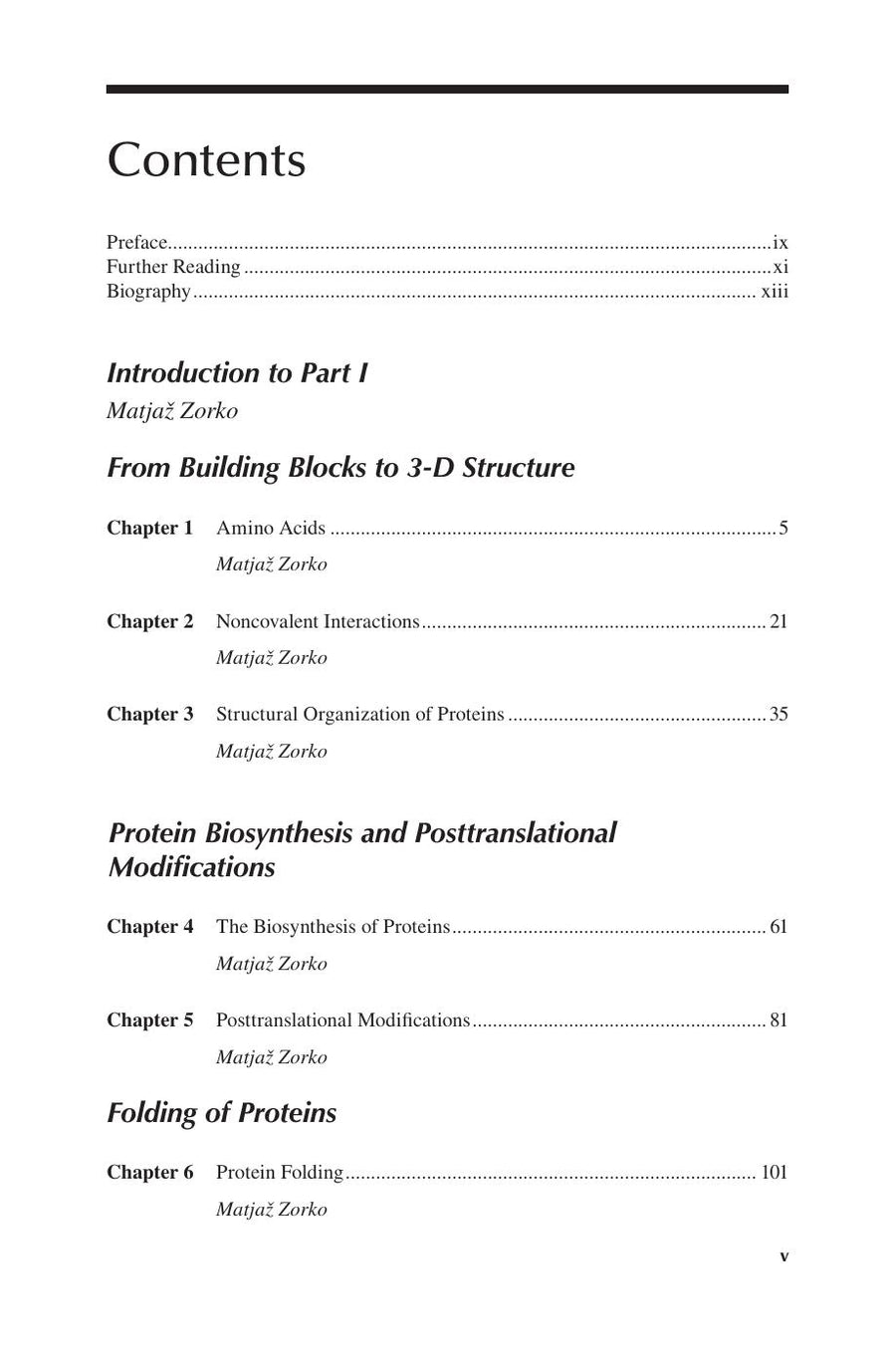 Preview page of Introduction to Peptides and Proteins