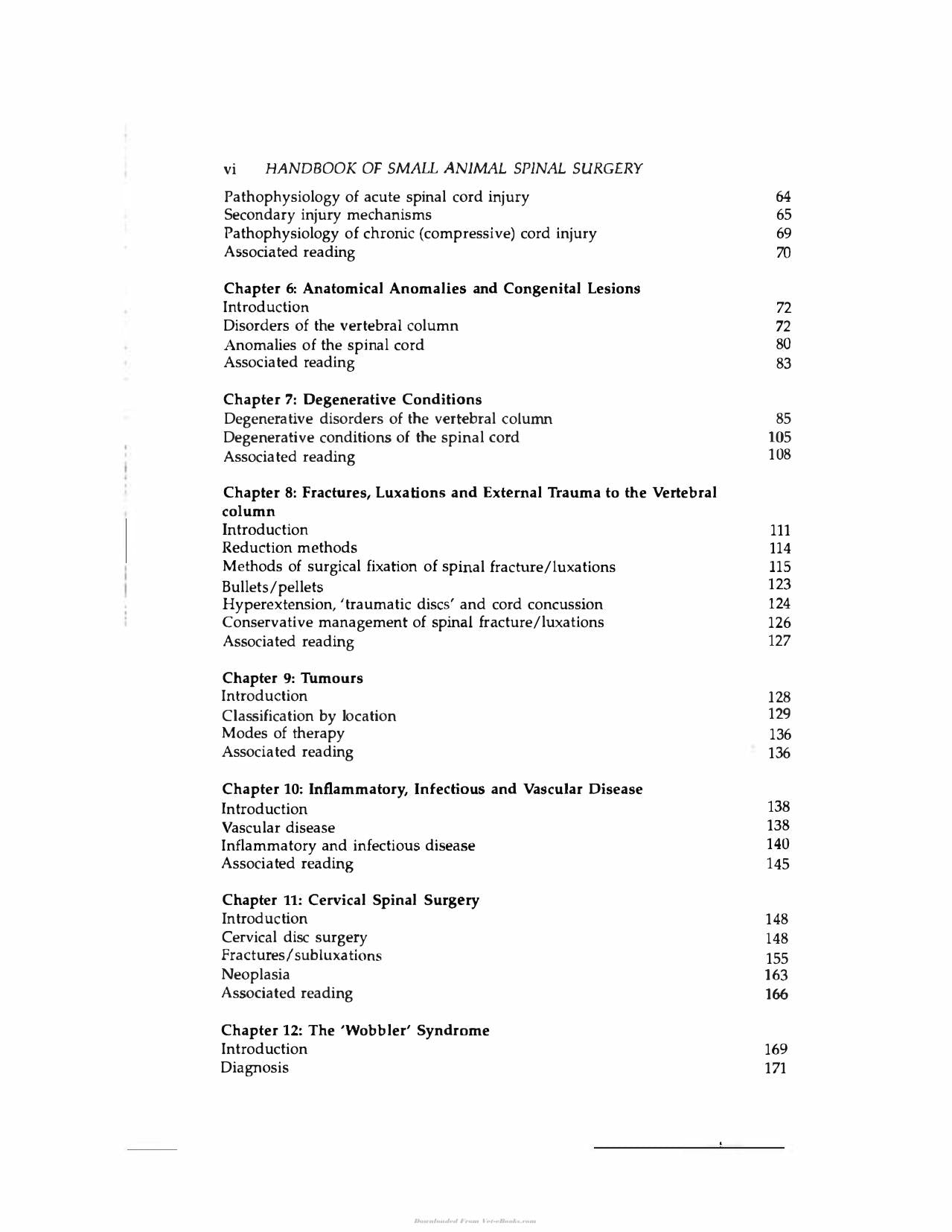 Handbook Of Small Animal Spinal Surgery