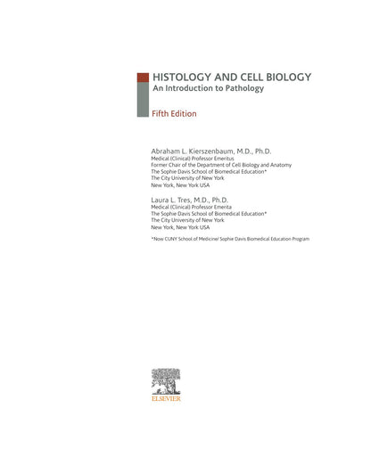 Histology and Cell Biology an Introduction to Pathology 5th Edition Pdf