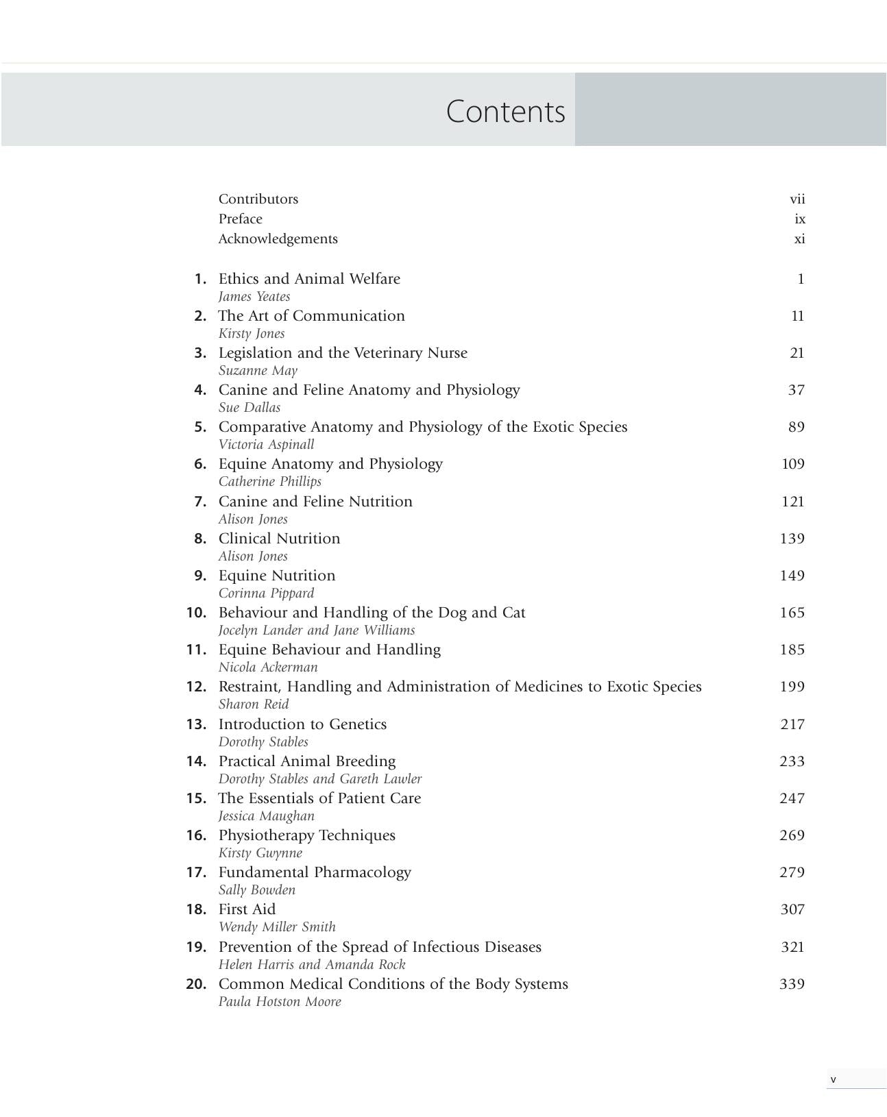 The Complete Textbook Of Veterinary Nursing 2Nd Edition