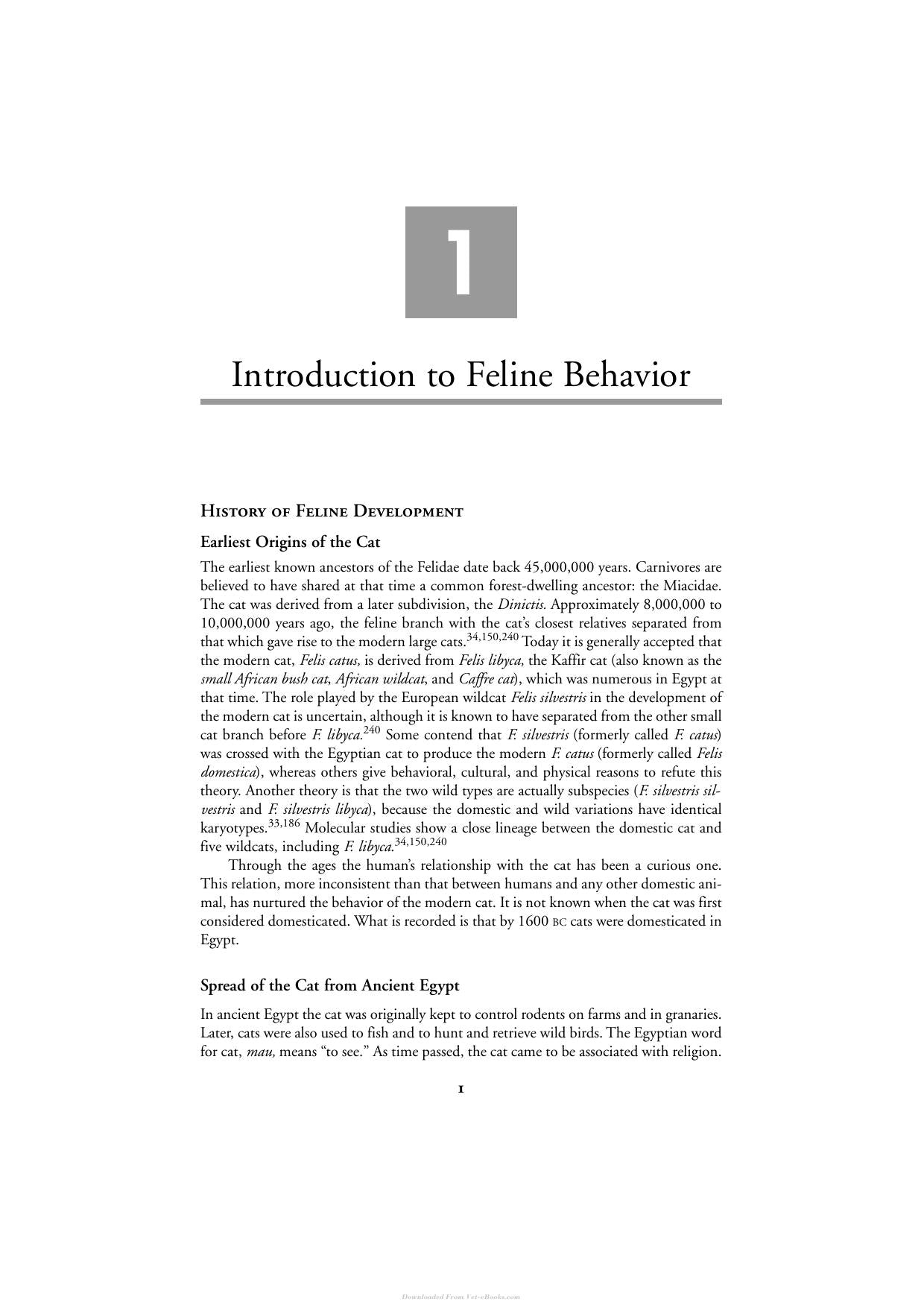 Feline Behavior A Guide For Veterinarians 2Nd Edition