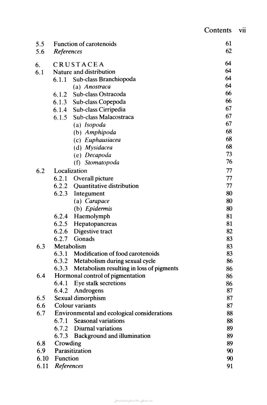 The Biochemistry Of The Carotenoids Volume Ii Animals