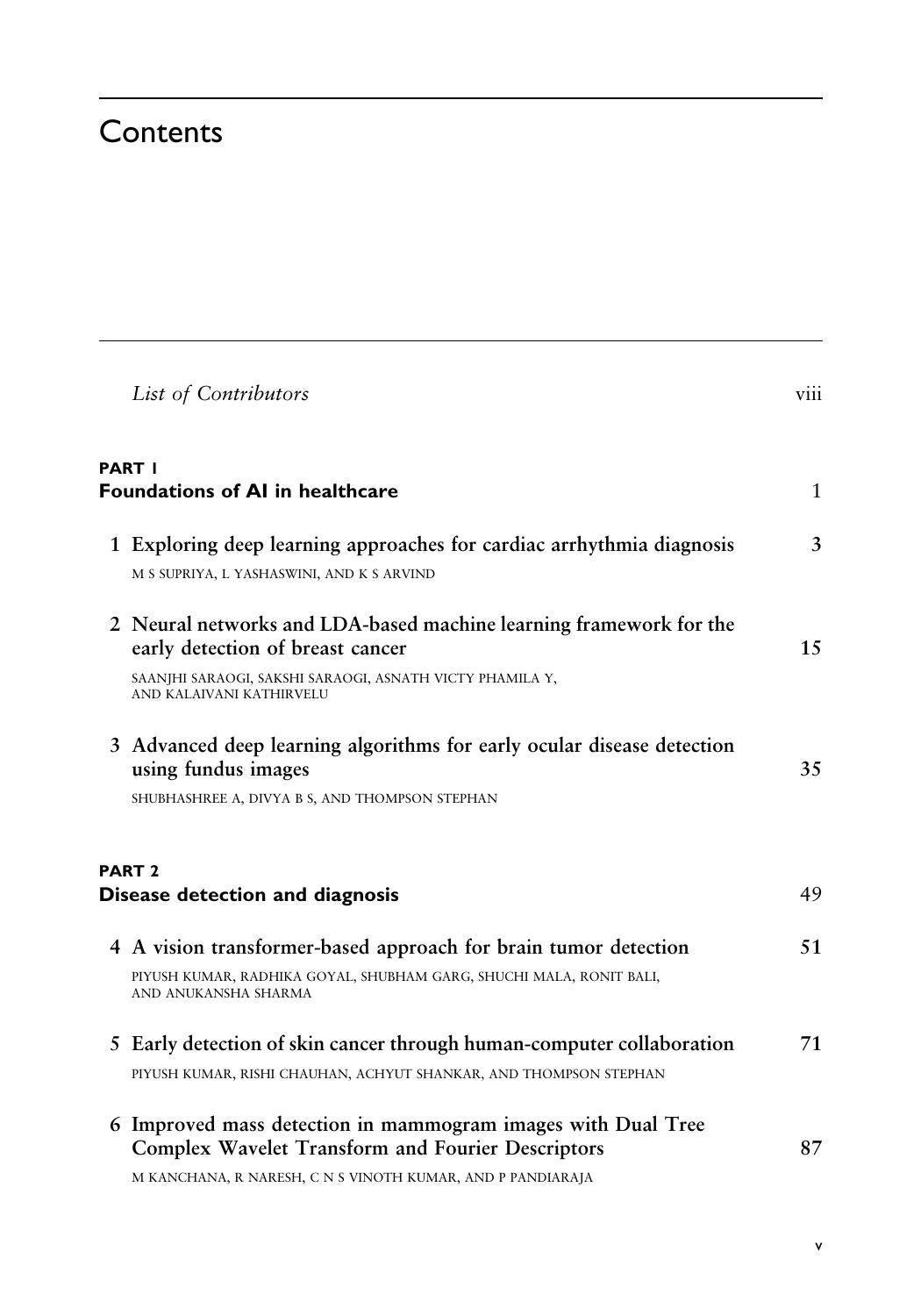 Artificial Intelligence In Medicine