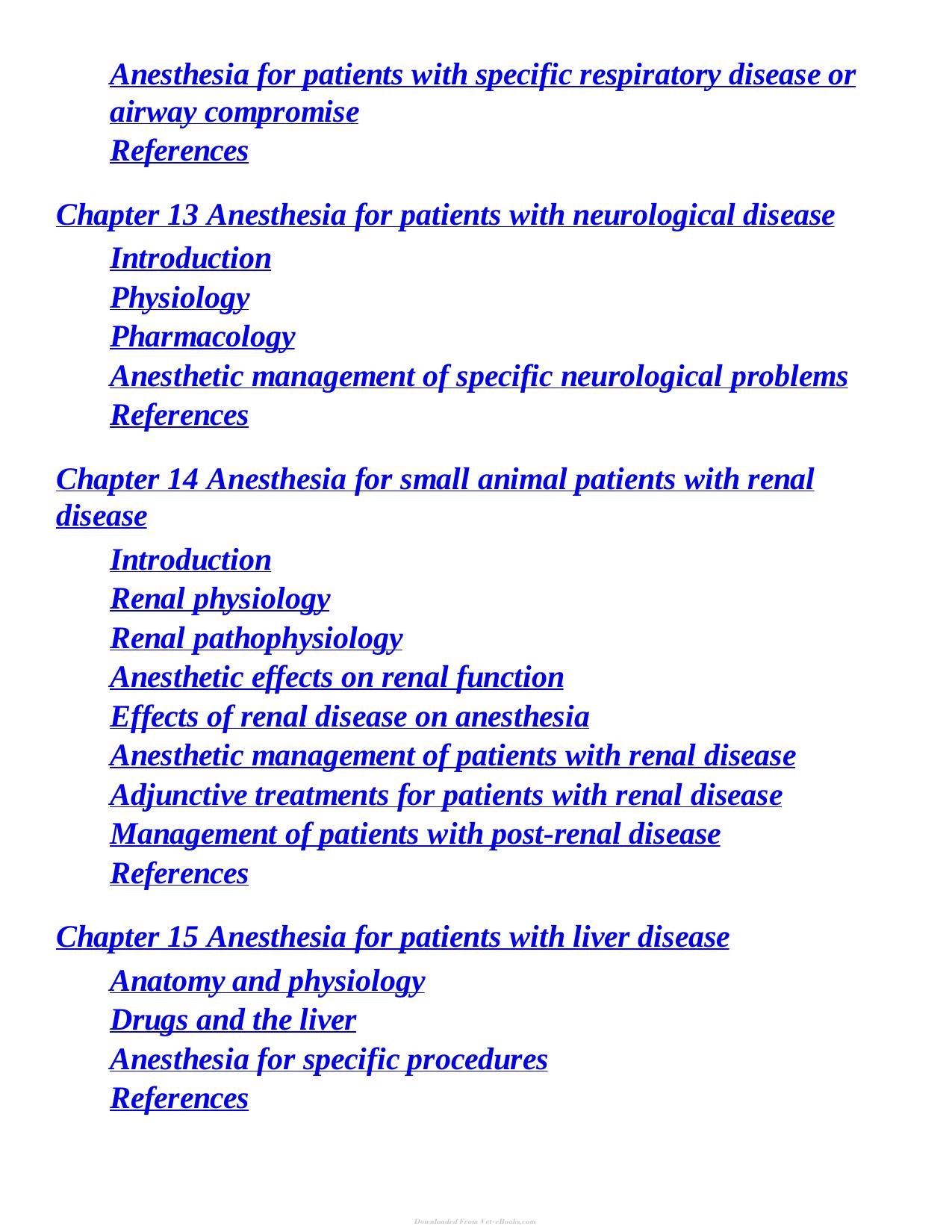 Essentials Of Small Animal Anesthesia And Analgesia 2Nd Edition