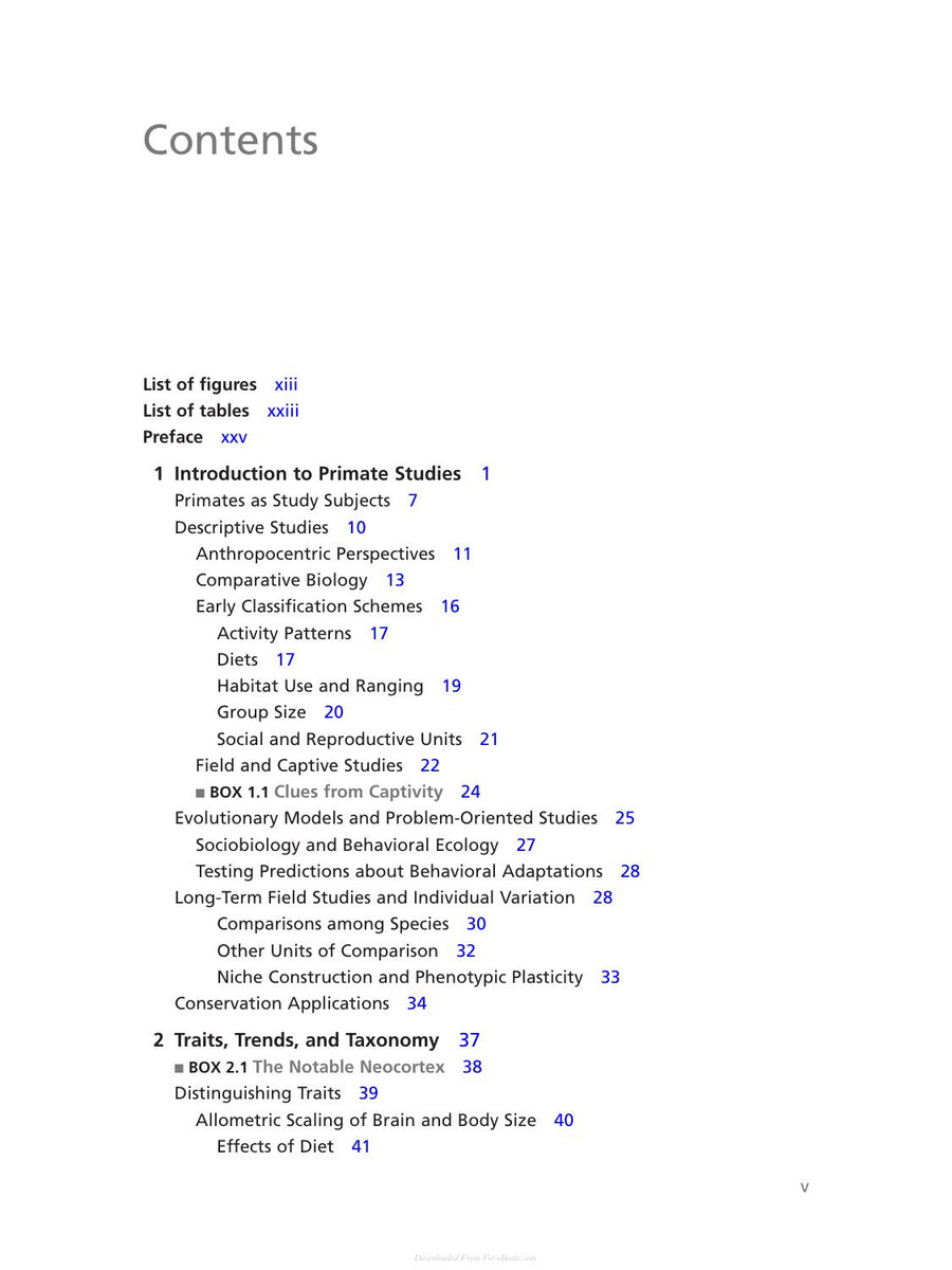 Preview page of Primate Behavioral Ecology 5th Edition