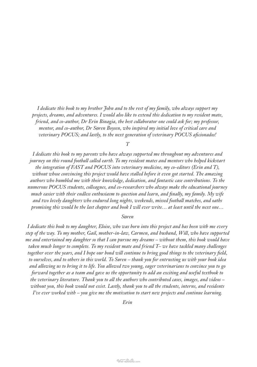 Preview page of Case Studies in Small Animal Point of Care Ultrasound a Color Handbook