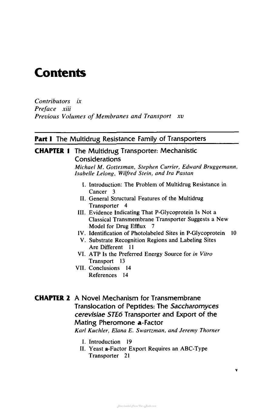 Cell Biology And Membrane Transport Processes