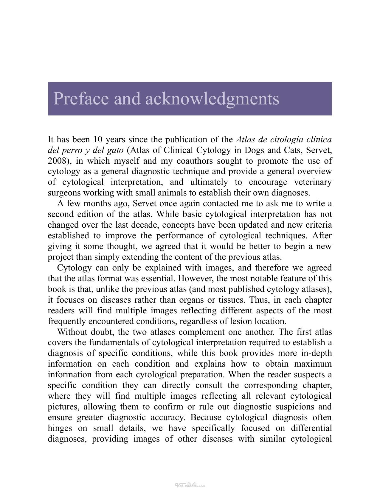 Atlas Of Diagnostic Cytology In Small Animals
