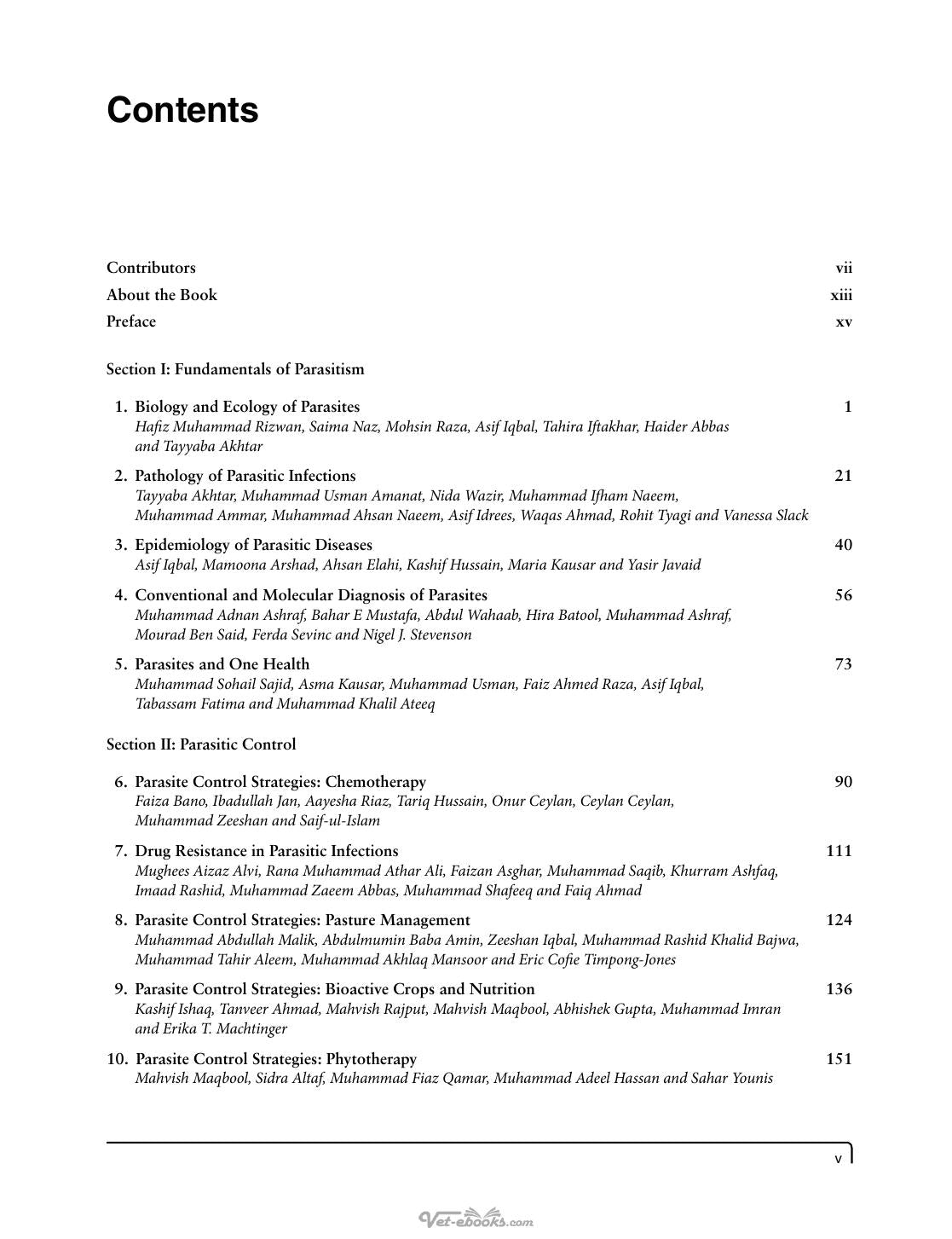 Parasitism And Parasitic Control In Animals Strategies For The Developing World