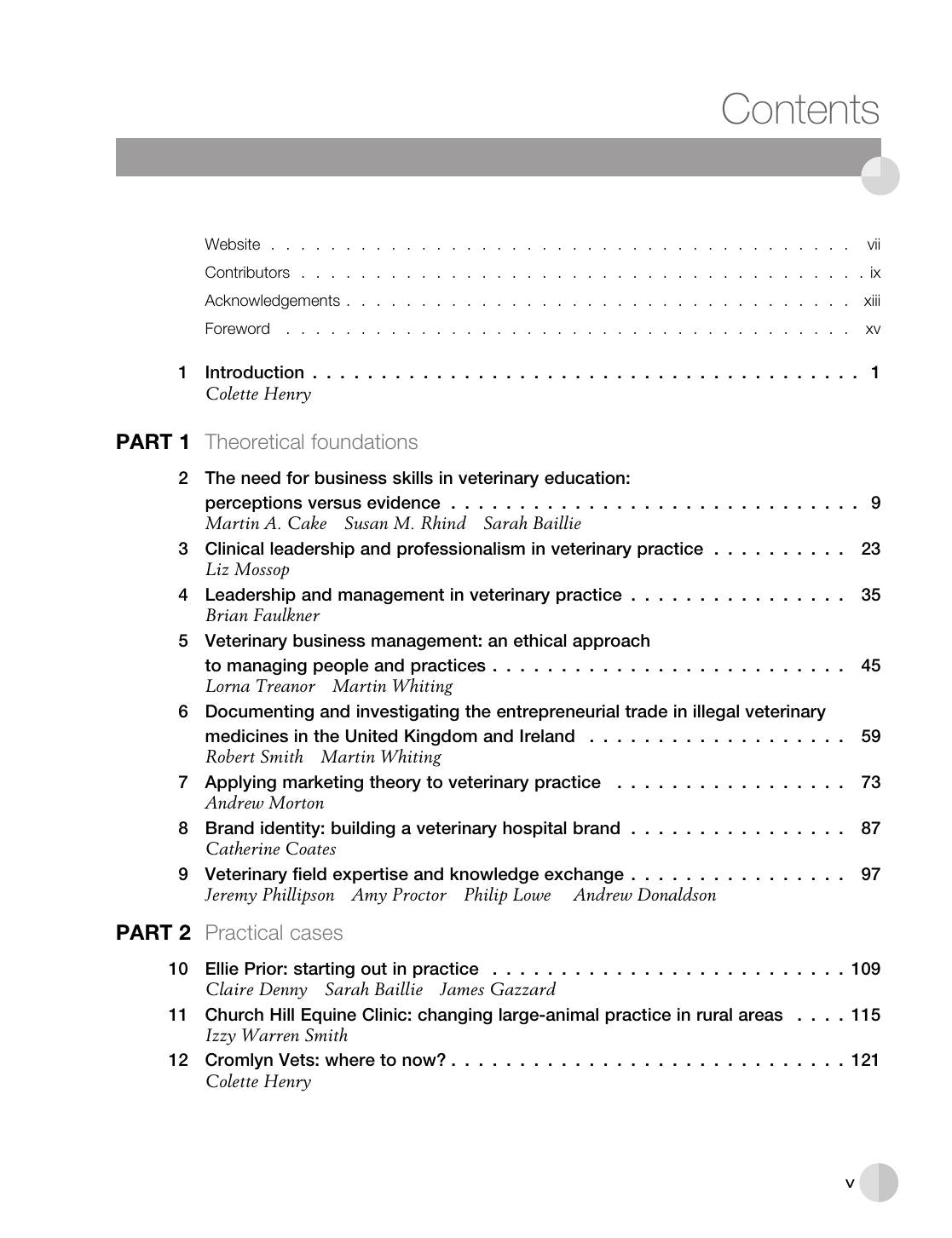 Veterinary Business And Enterprise Theoretical Foundations And Practical Cases