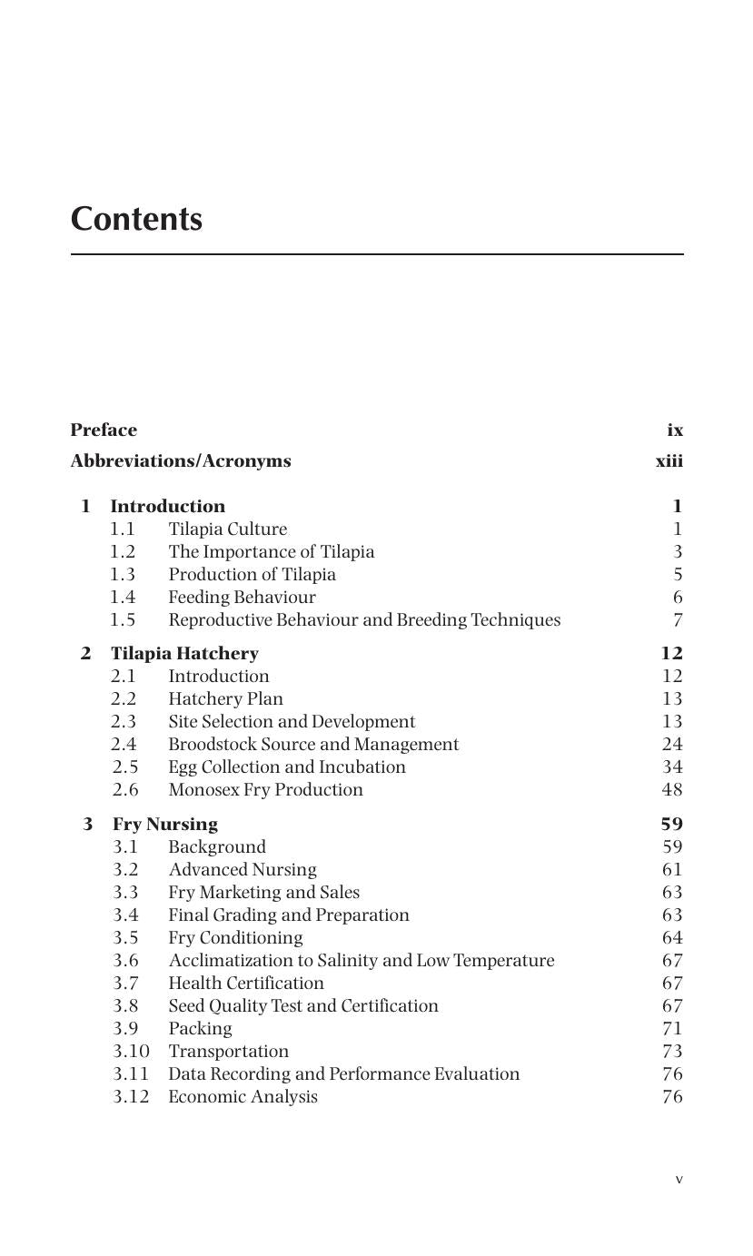 A Manual for Tilapia Business Management