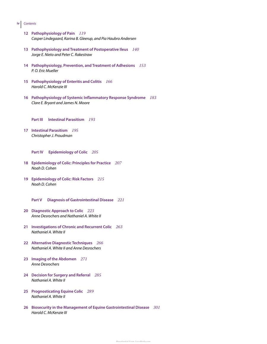 Preview page of The Equine Acute Abdomen 3rd Edition