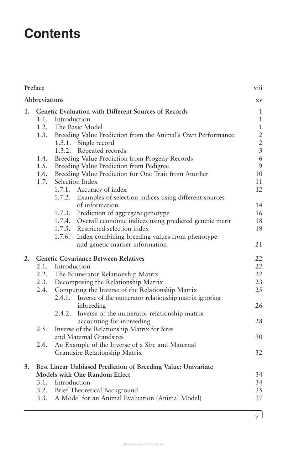 Linear Models For The Prediction Of Animal Breeding Values