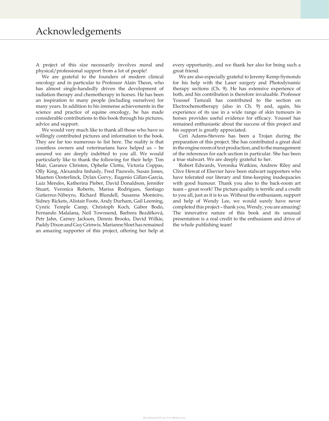 Clinical Equine Oncology
