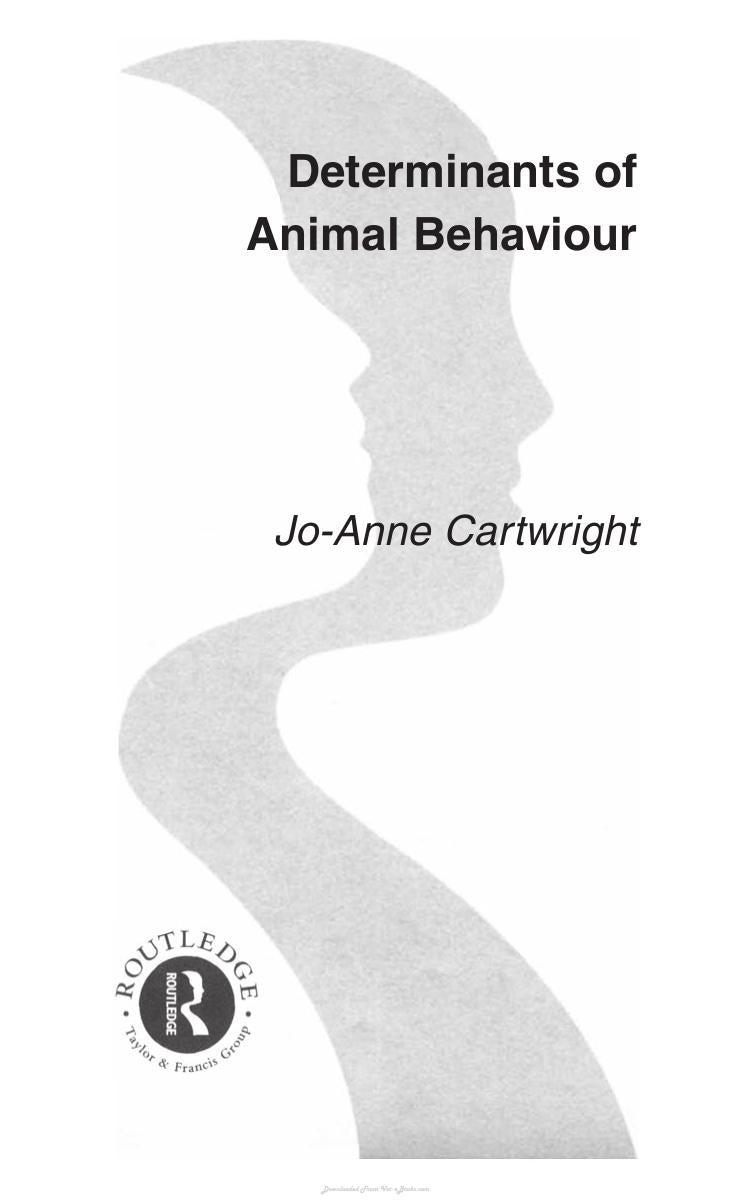 Determinants Of Animal Behaviour