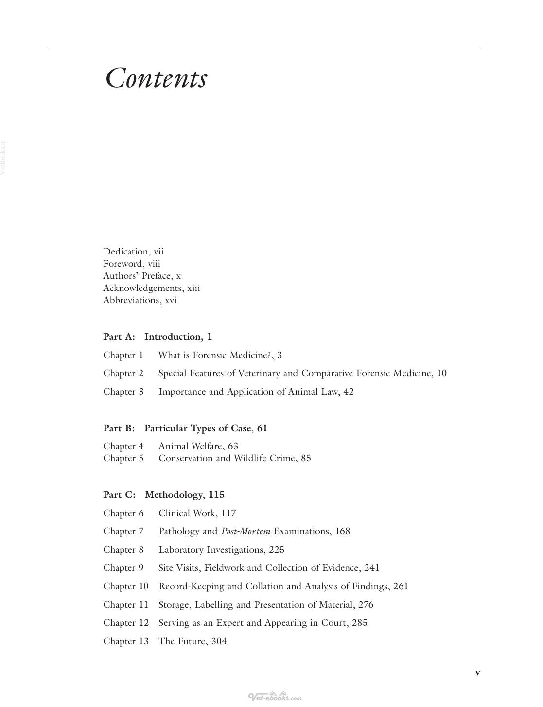 Introduction To Veterinary And Comparative Forensic Medicine