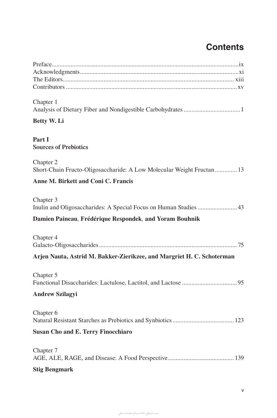 Handbook Of Prebiotics And Probiotics Ingredients Health Benefits And Food Applications