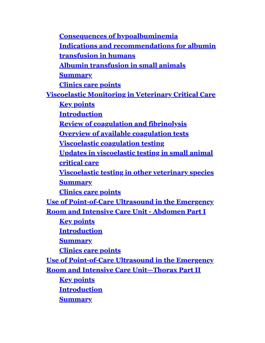 Preview page of Advances in Small Animal Care 2025 Volume 6 1