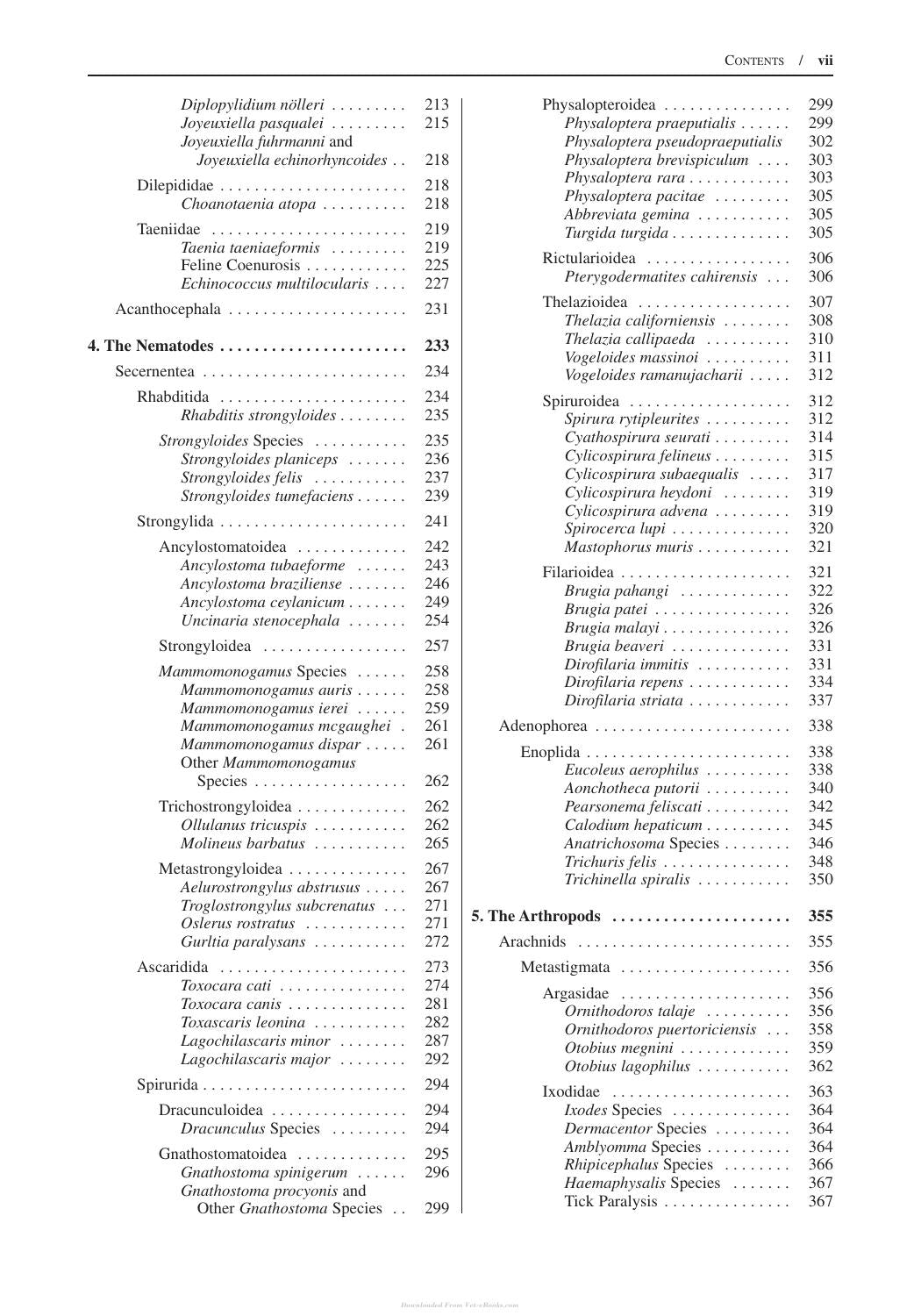 Feline Clinical Parasitology