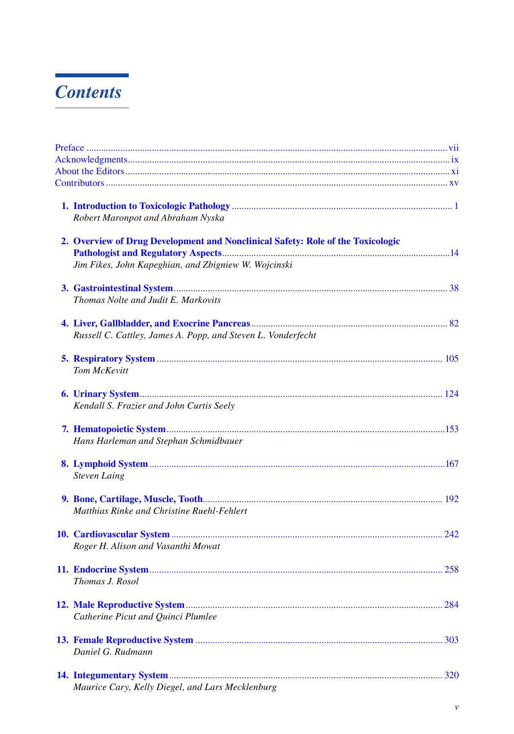 Toxicologic Pathology A Primer